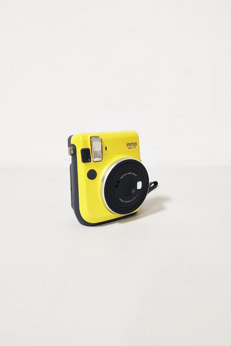 Fujifilm Instax Mini 70 Yellow Camera – ProppedUpRentals