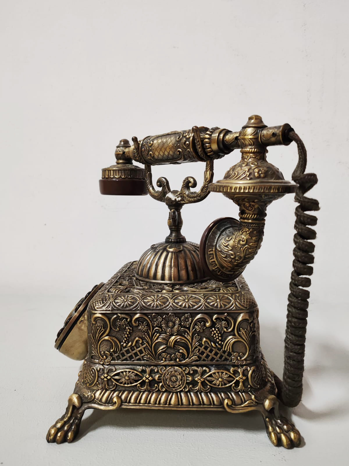Decorated Antique Telephone