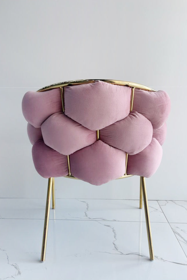 Modern Pink Accent Design Chair (6 pieces available)