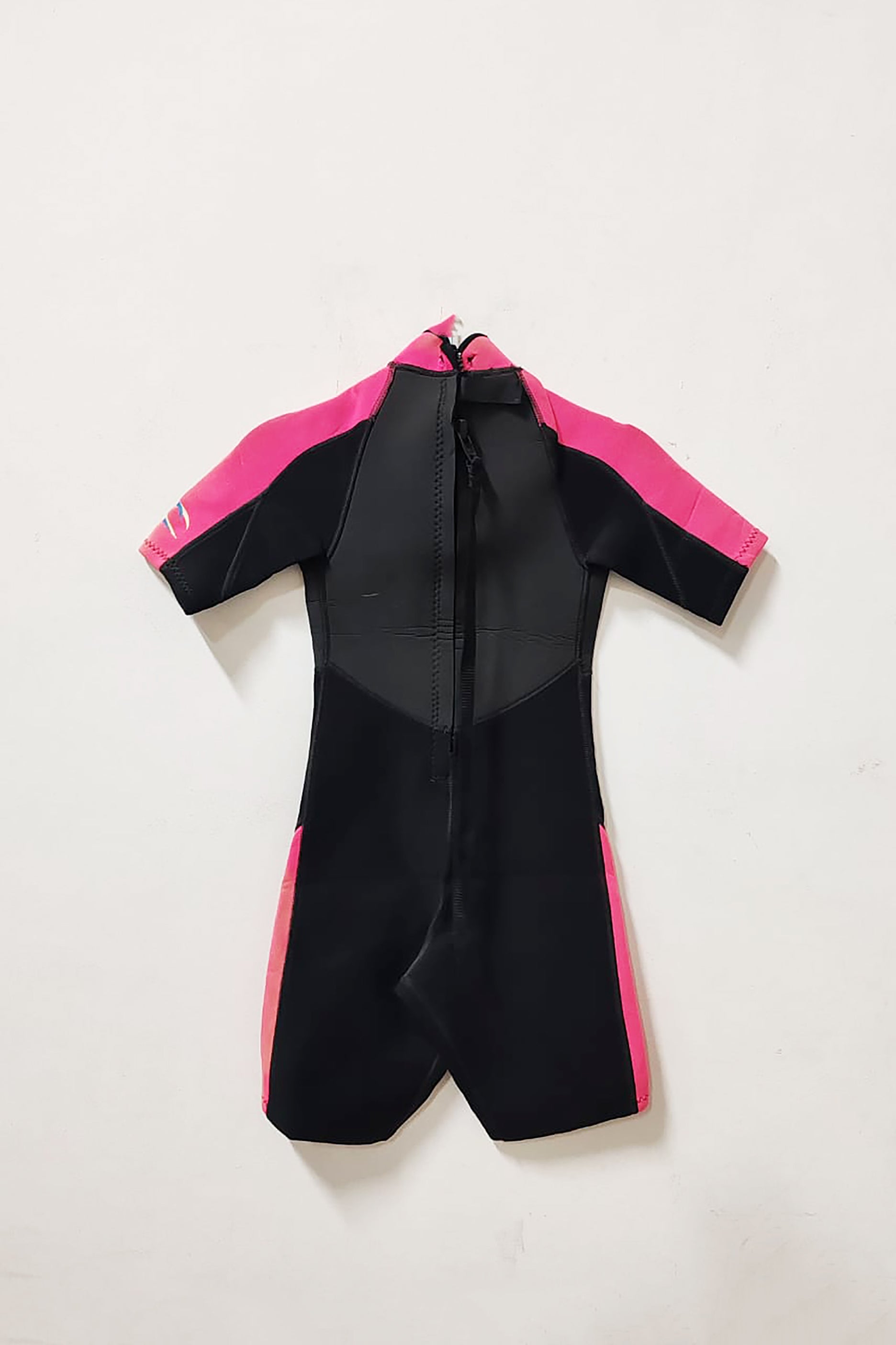 Kids Black and Pink Water Wetsuit (Size 10)