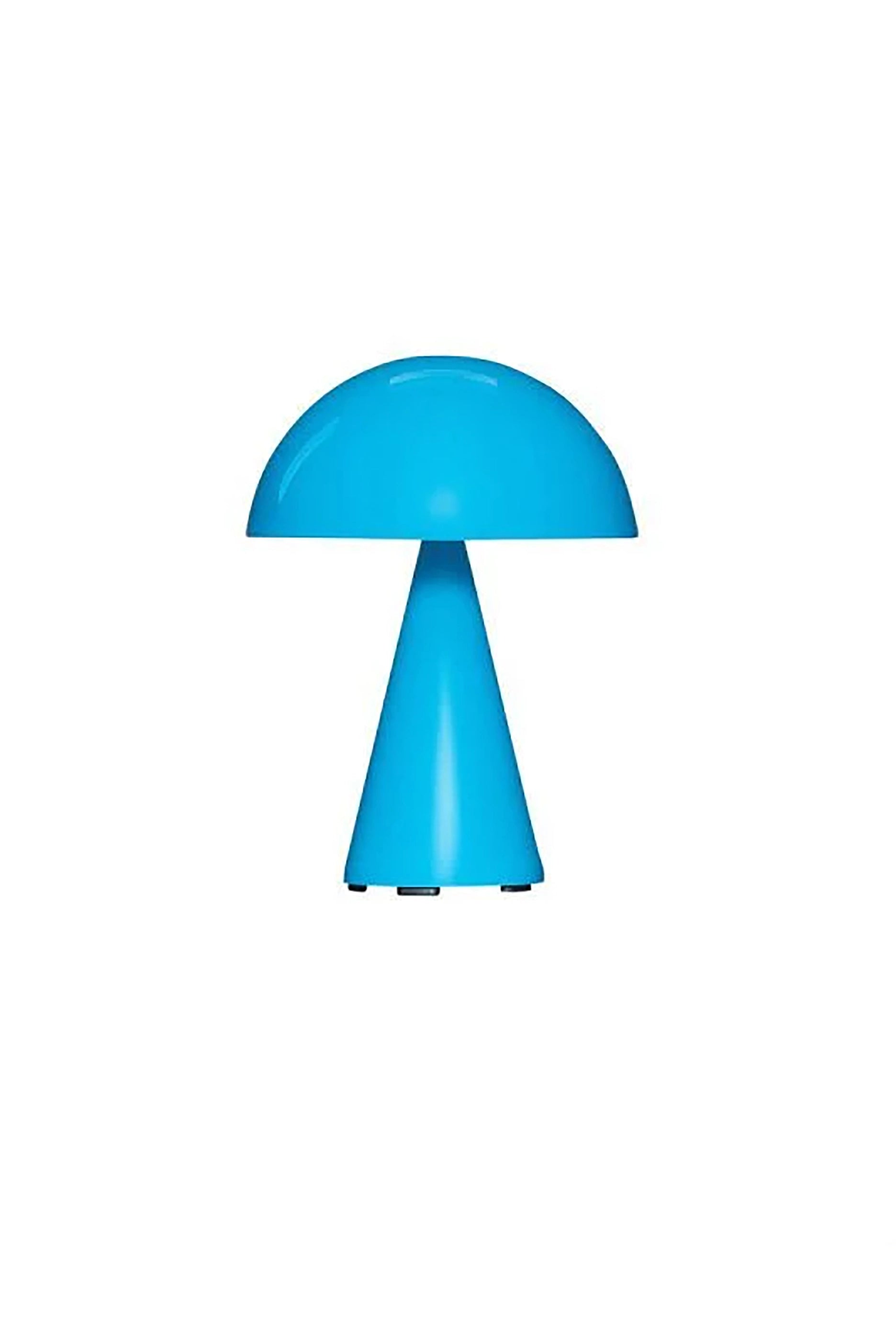 Blue Mush Mini Portable Lamp (D15xH20cm)