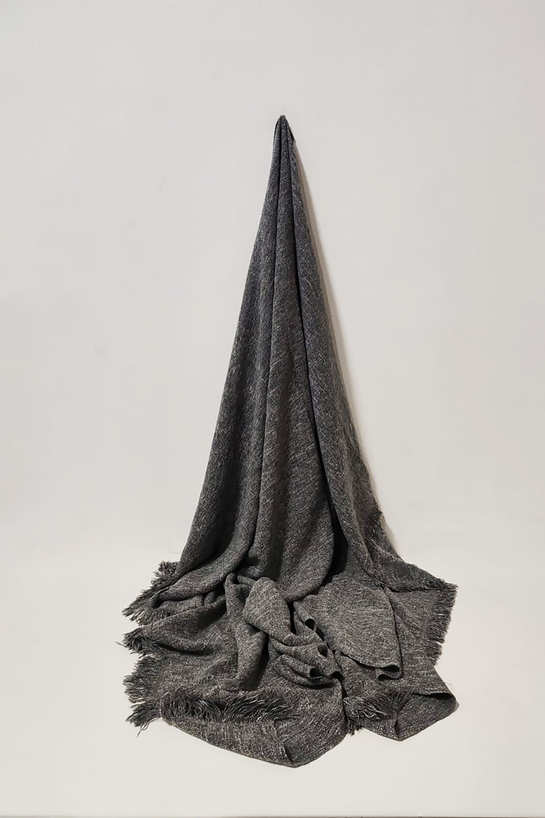 Dark Grey Throw Blanket