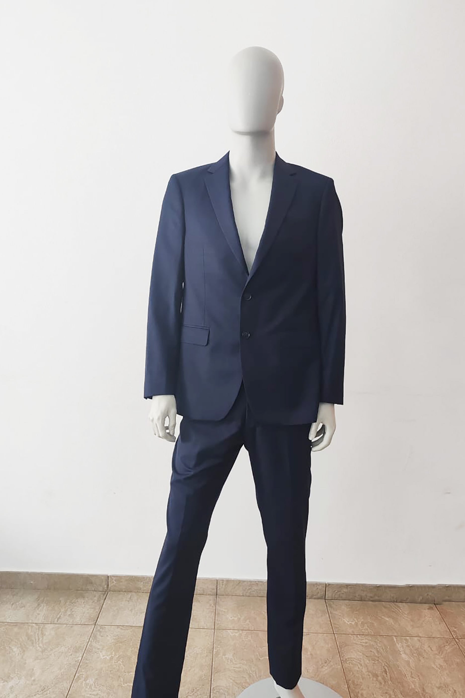 Mens Navy Blue Formal Suit