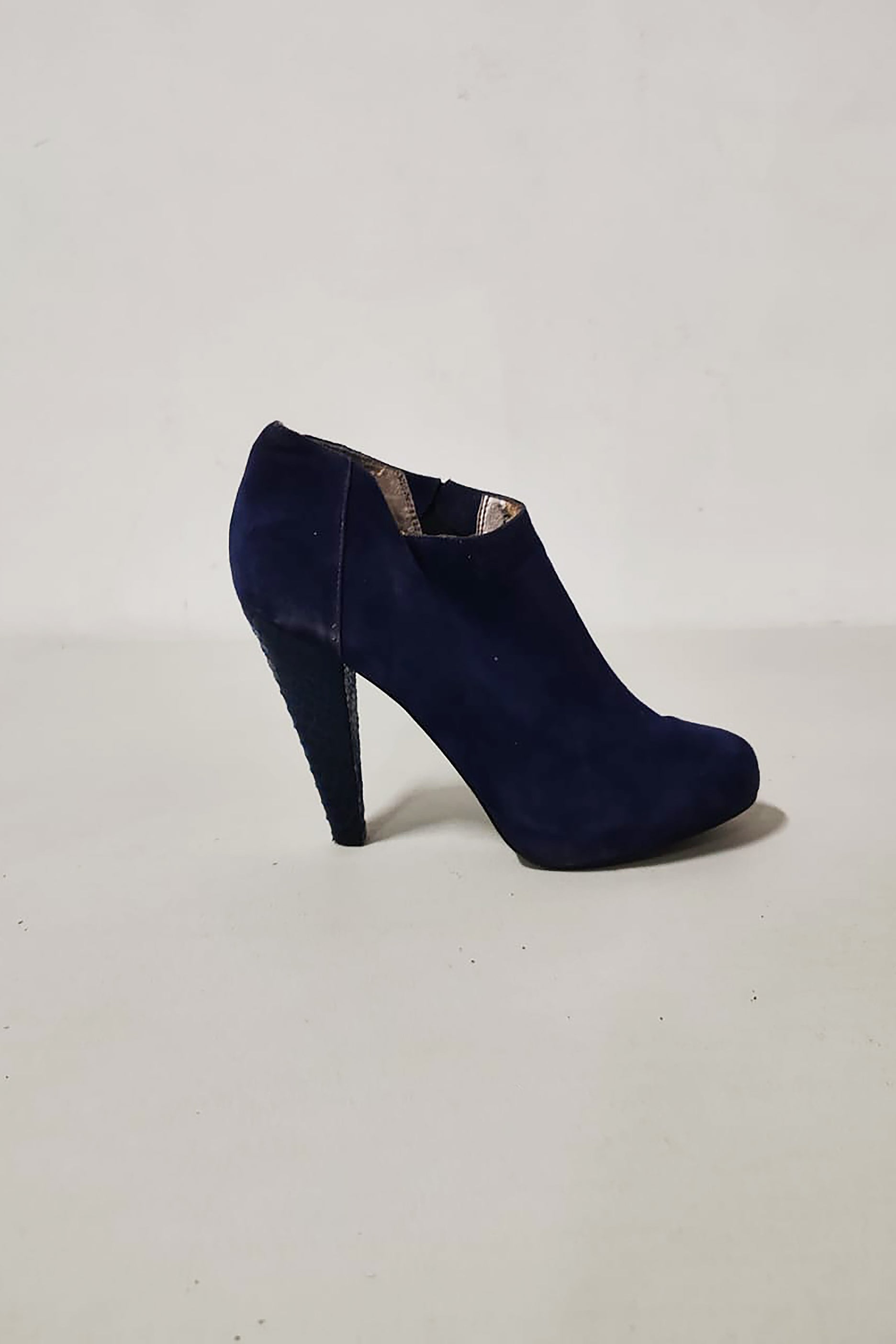 Blue Suede Ankle Boots (41Eu)