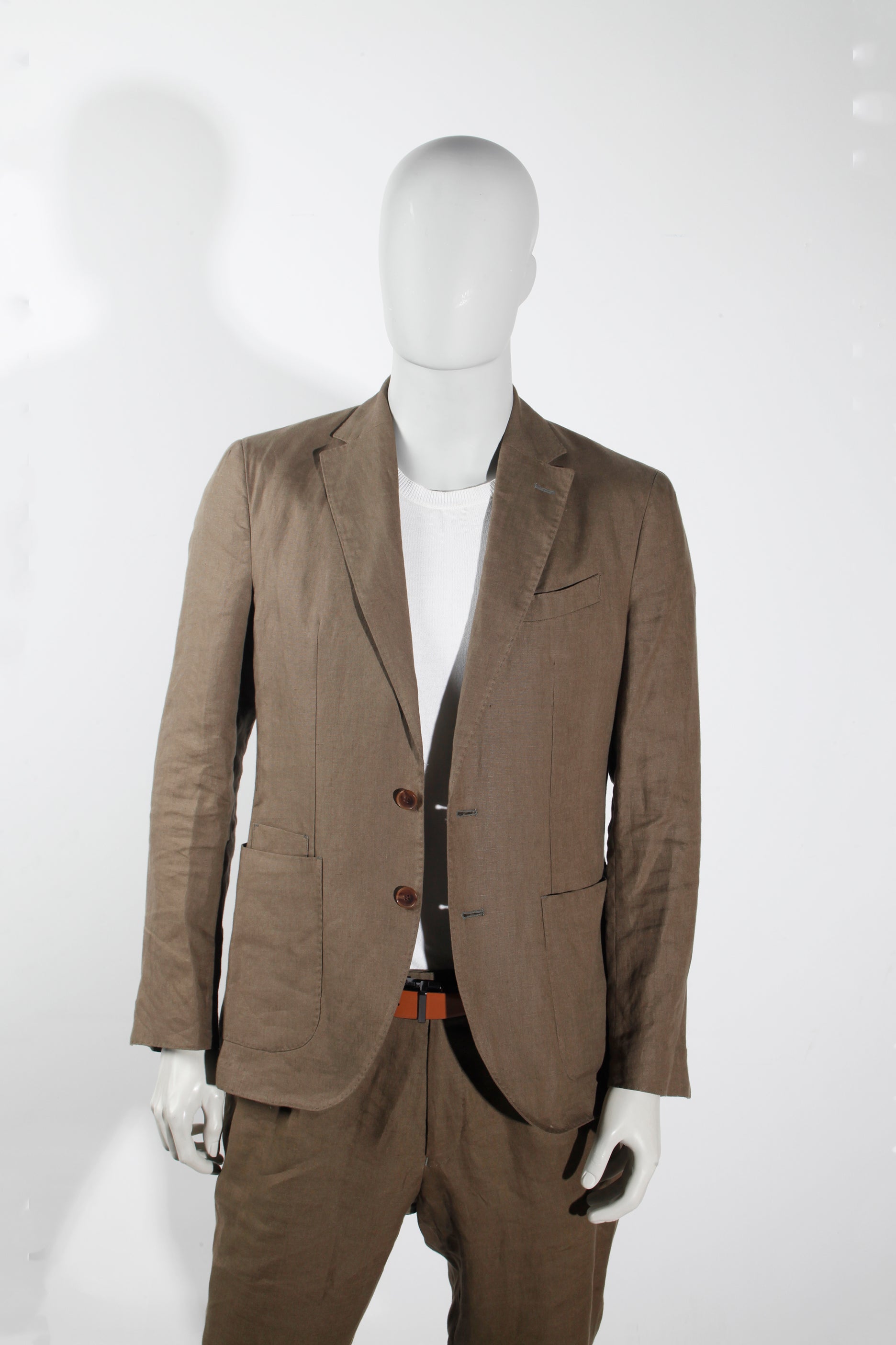 Mens Brown Formal Suit