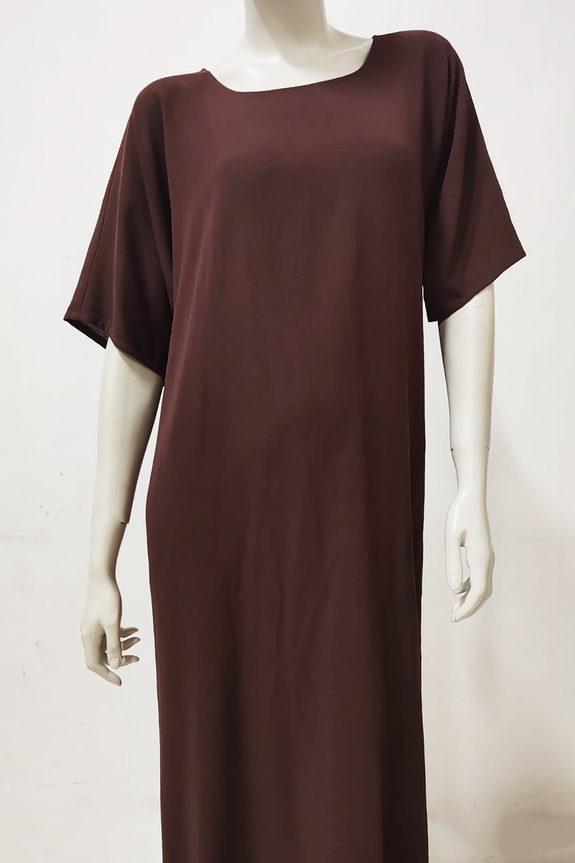 Dark Brown Long Abaya