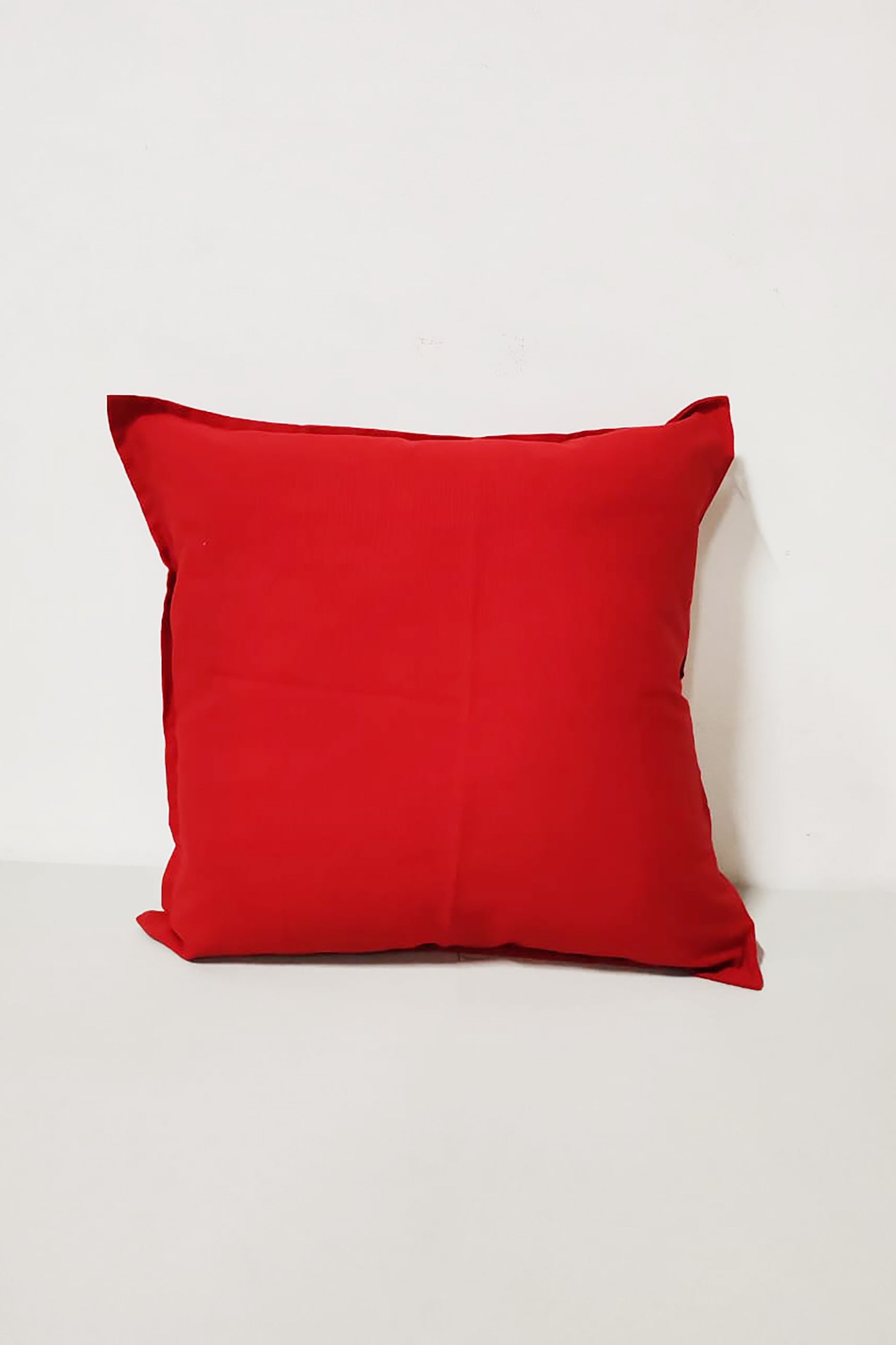Classic Red Canvas Cushions (2 pieces)