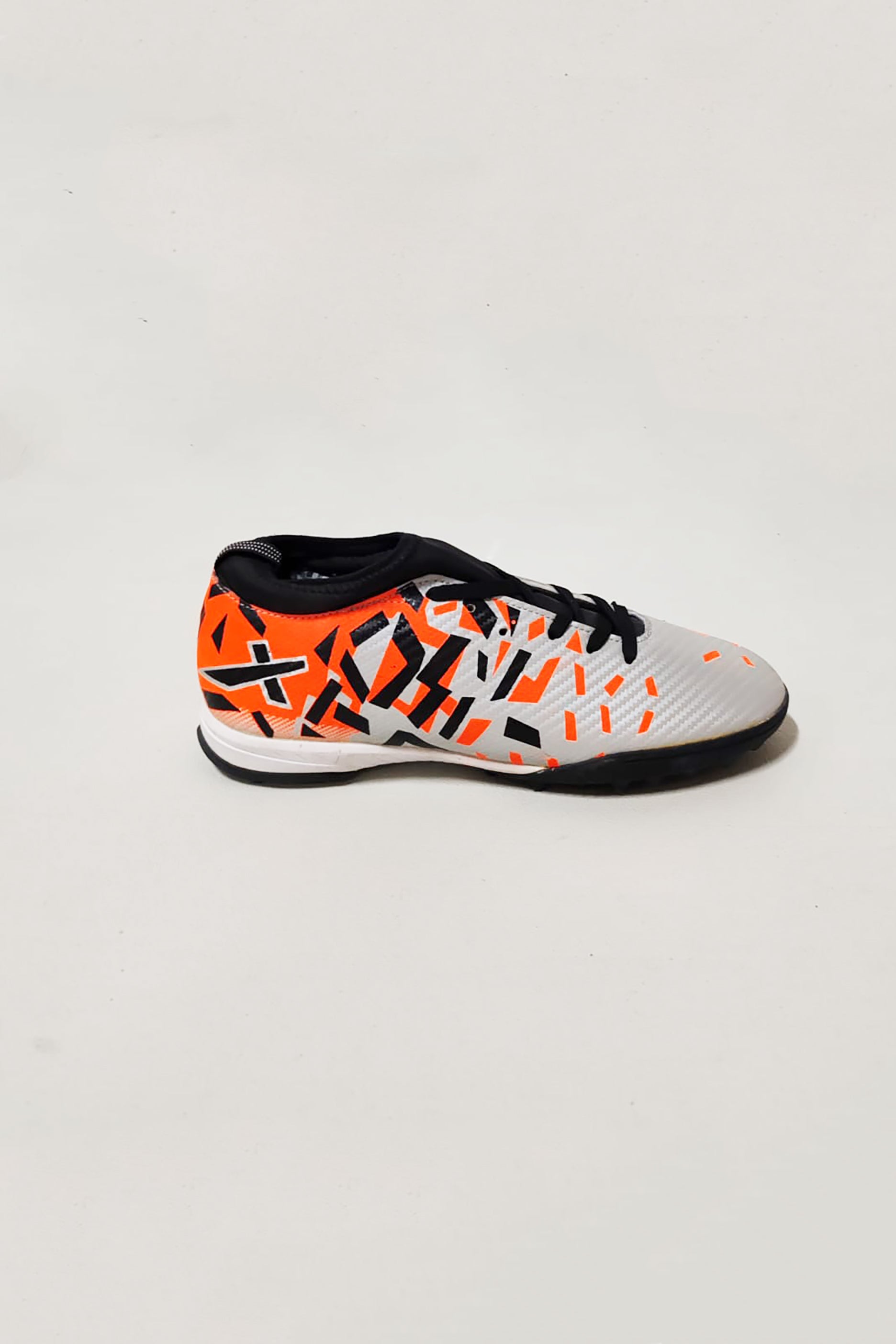 Football Shoes for Men (Grey and Orange)