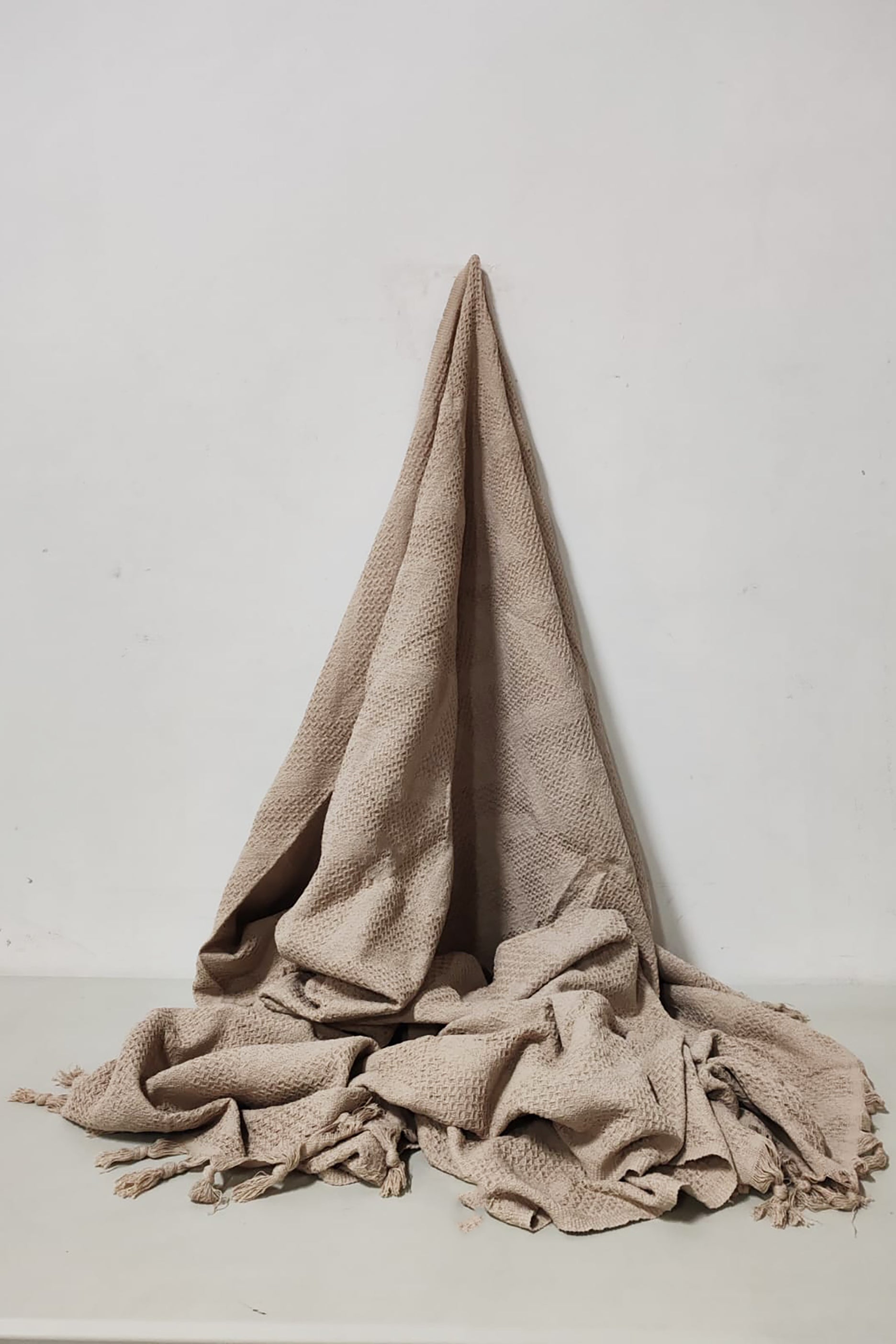 Grey Crochet Throw/Blanket (200x220)