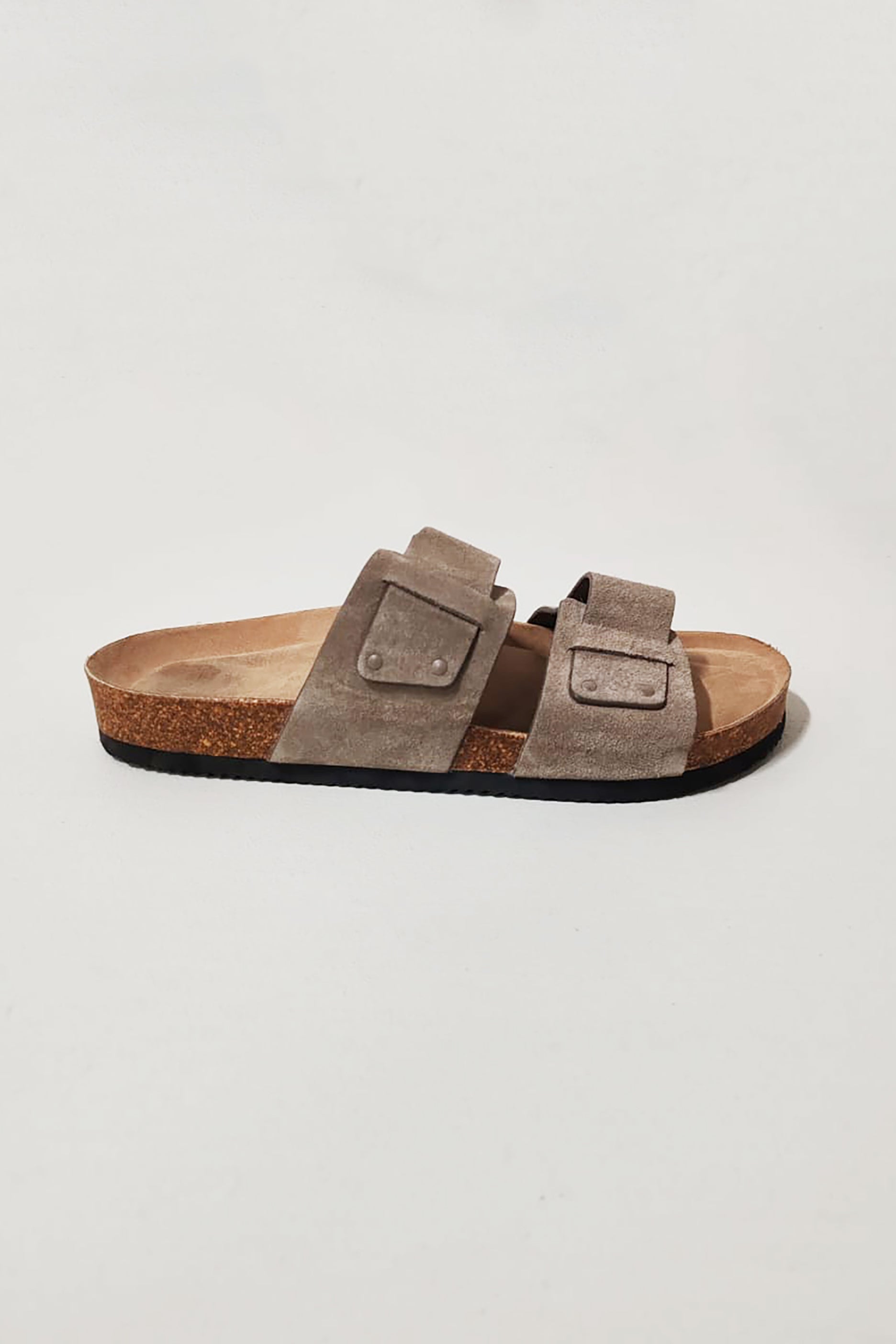 Flat Leather Sandals for Men