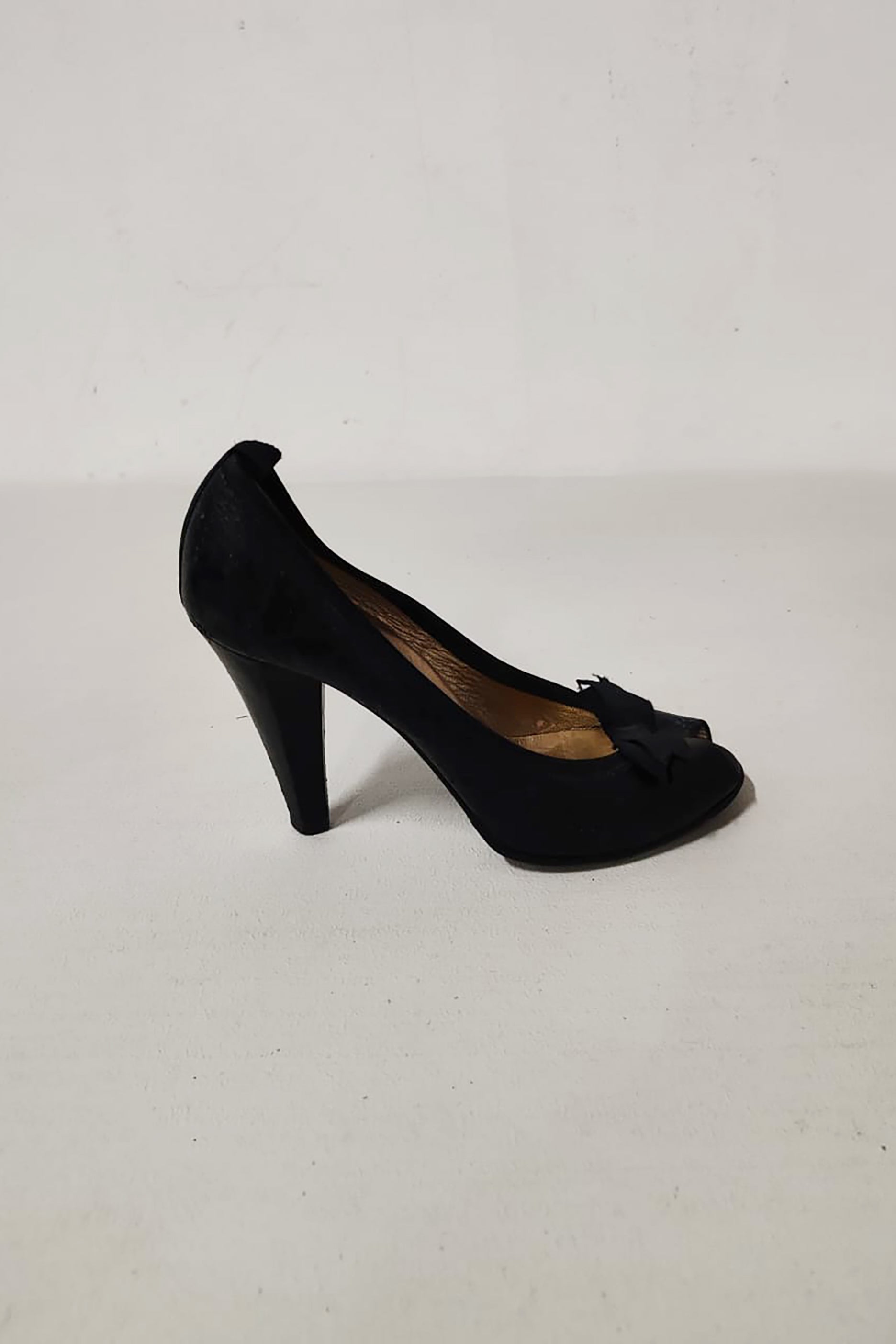 Ladies Black Heels Shoes (Eu37.5)