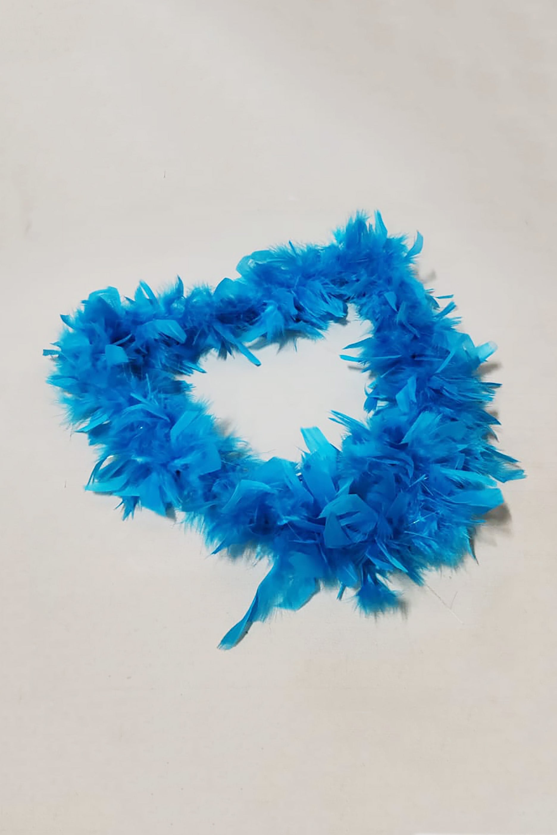 Blue Long Feather Scarf