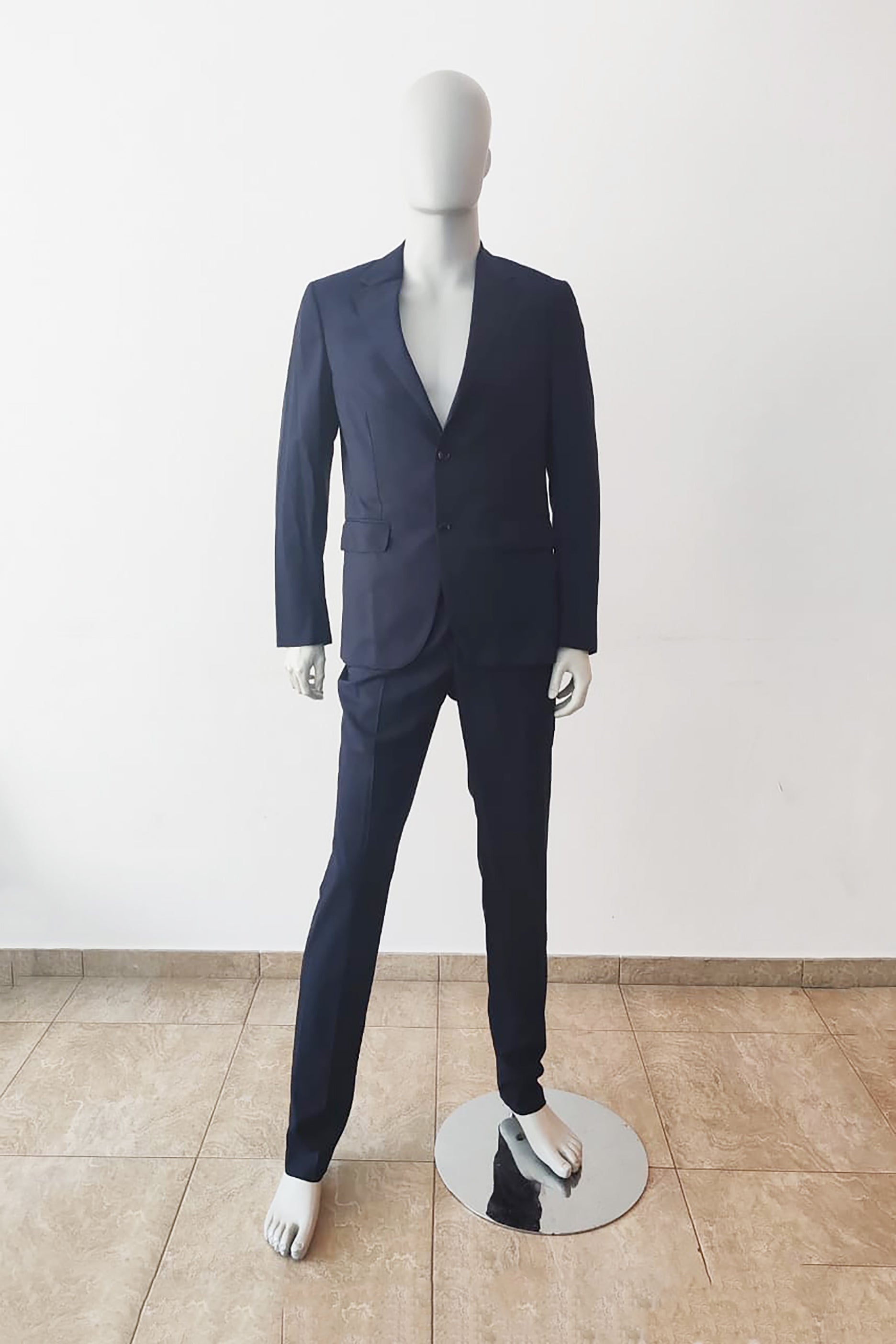 Mens Navy Blue Formal Suit