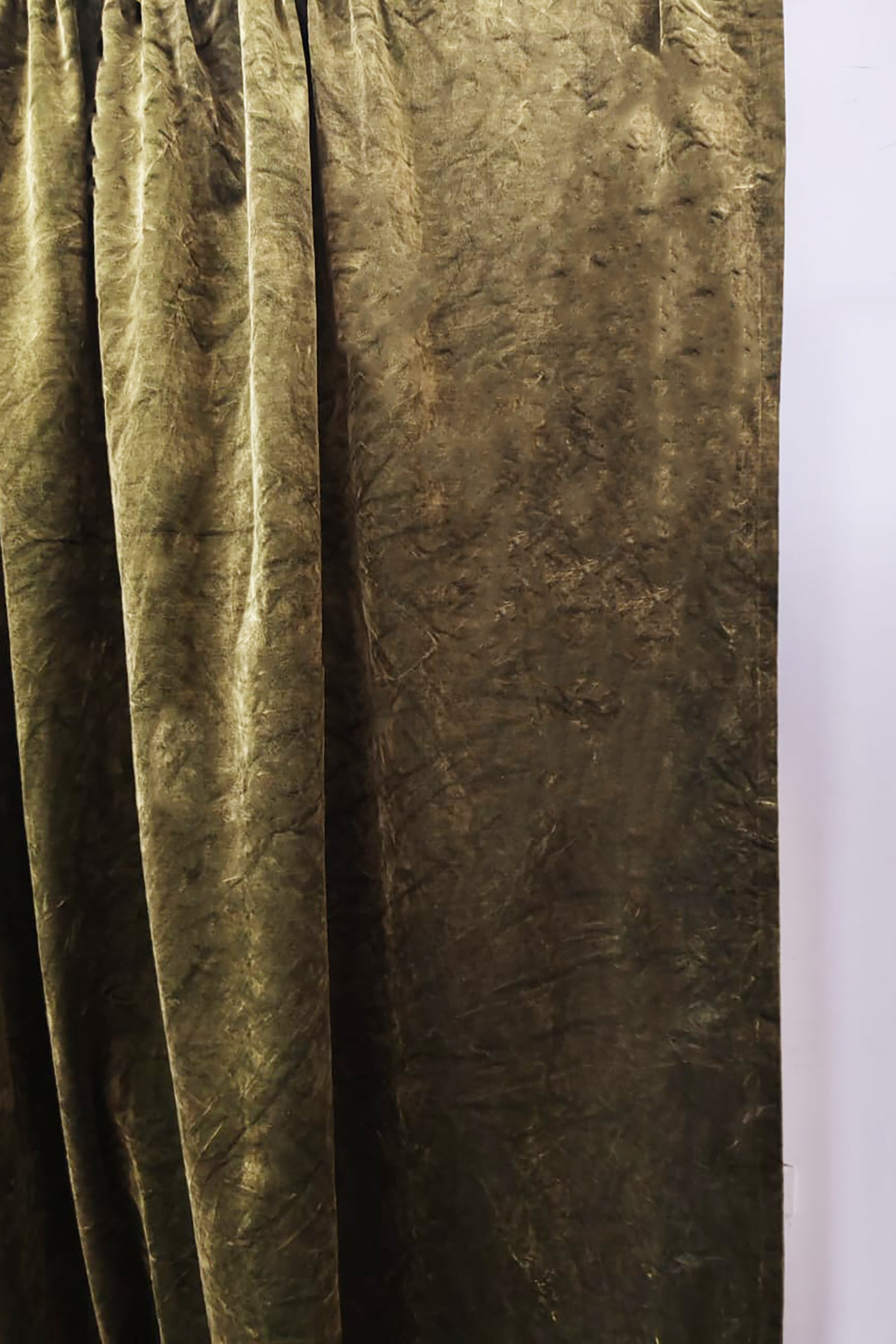 Dark Green Velvet Curtains