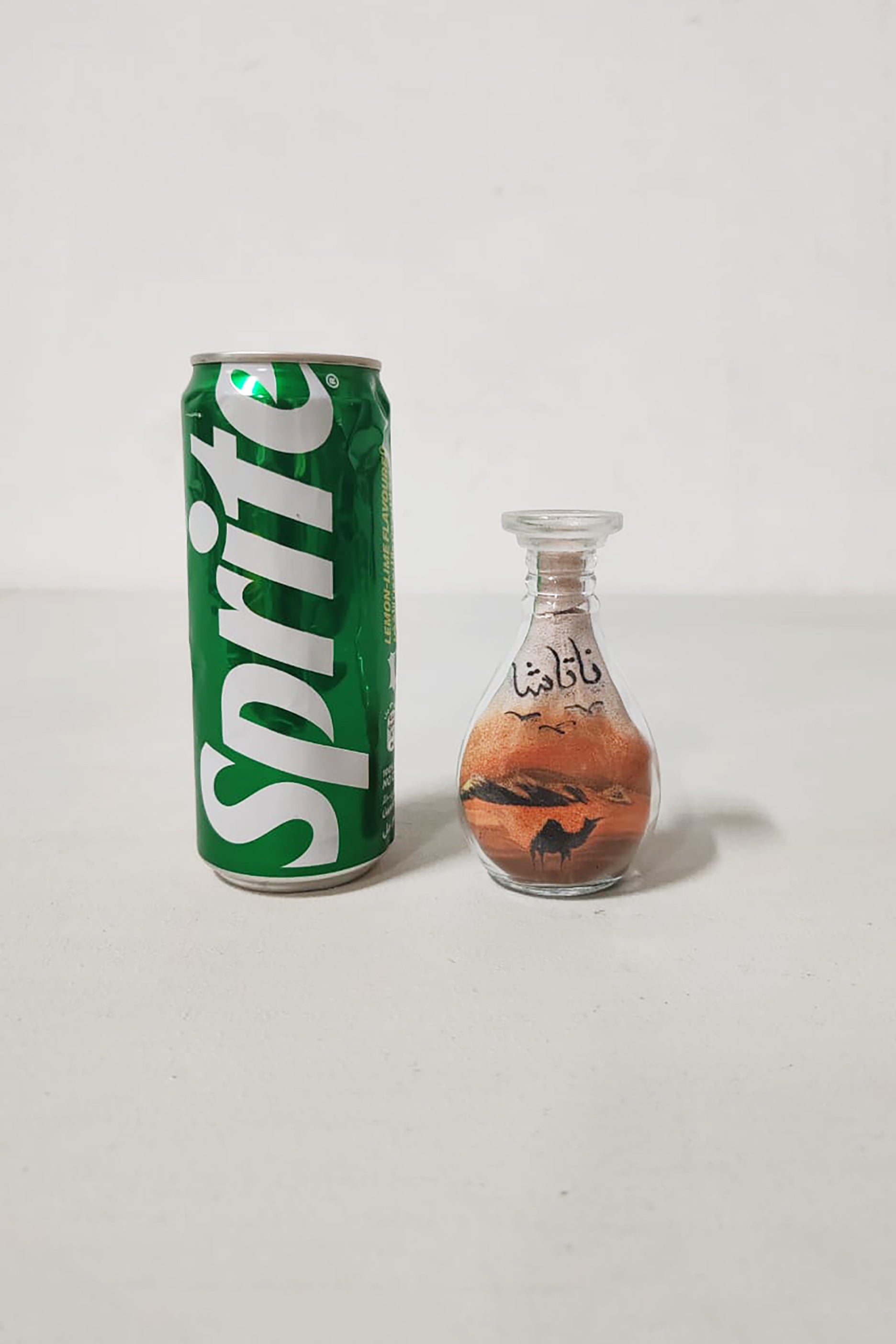 Sand Art Glass Bottle