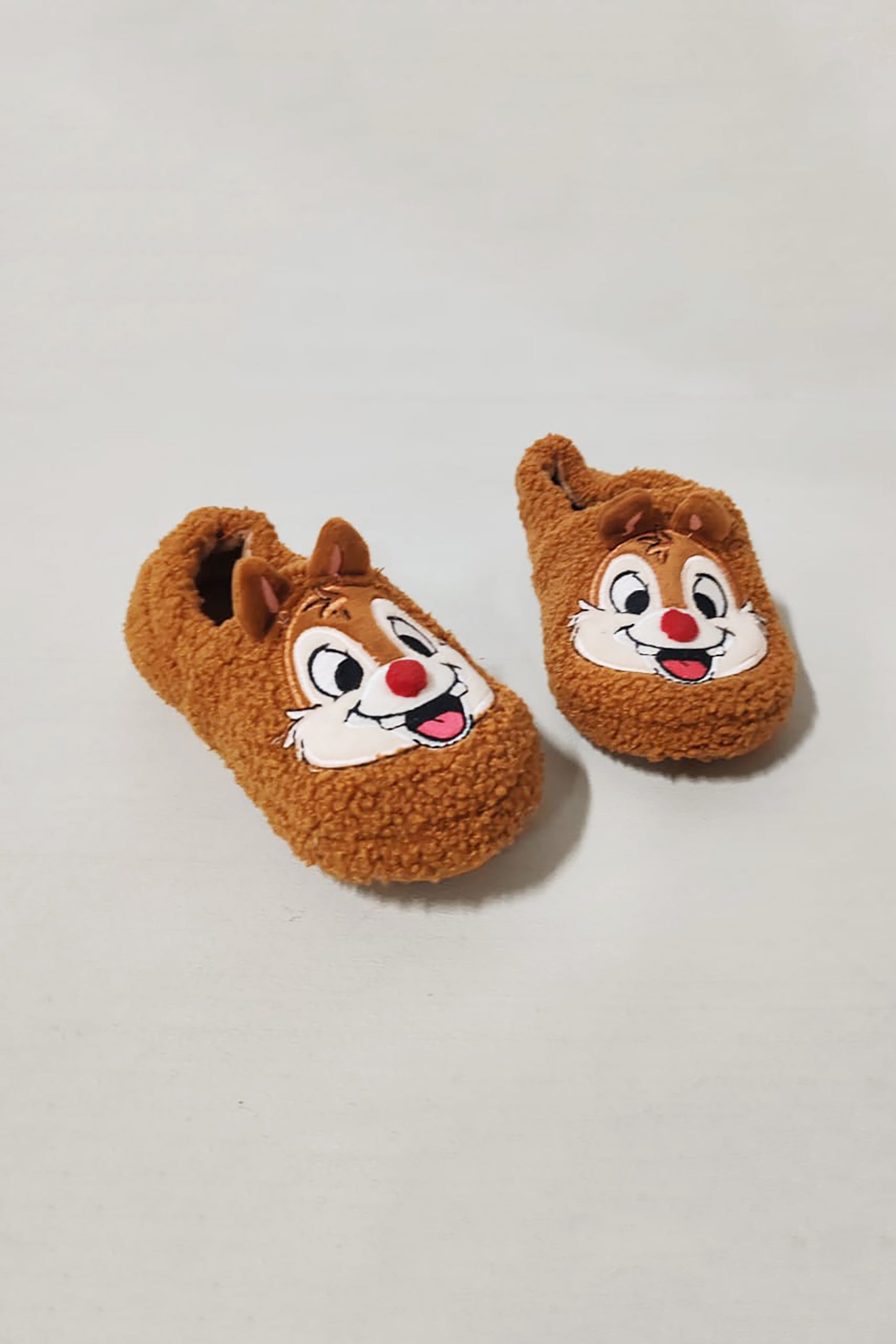 Kids Plush Fluppy Slippers (Brown)