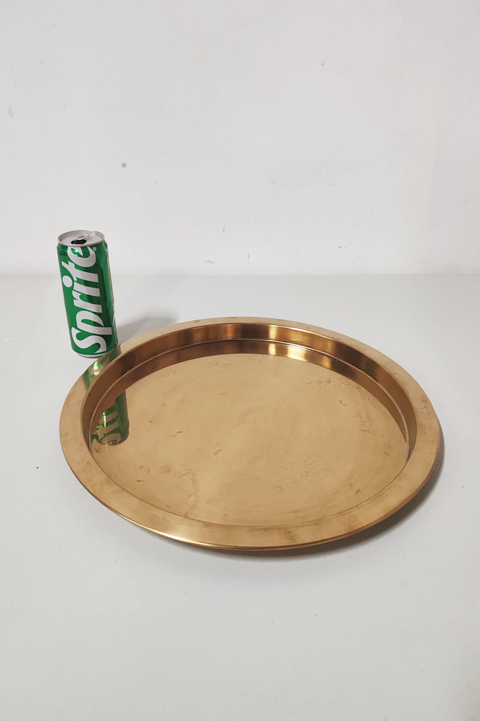 Gold Round Serving Tray