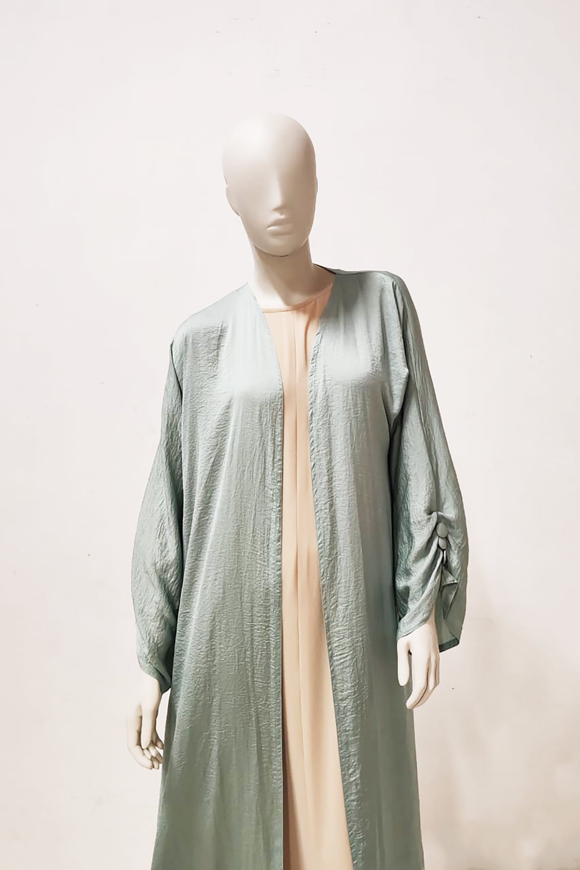 Mint Green Long Abaya