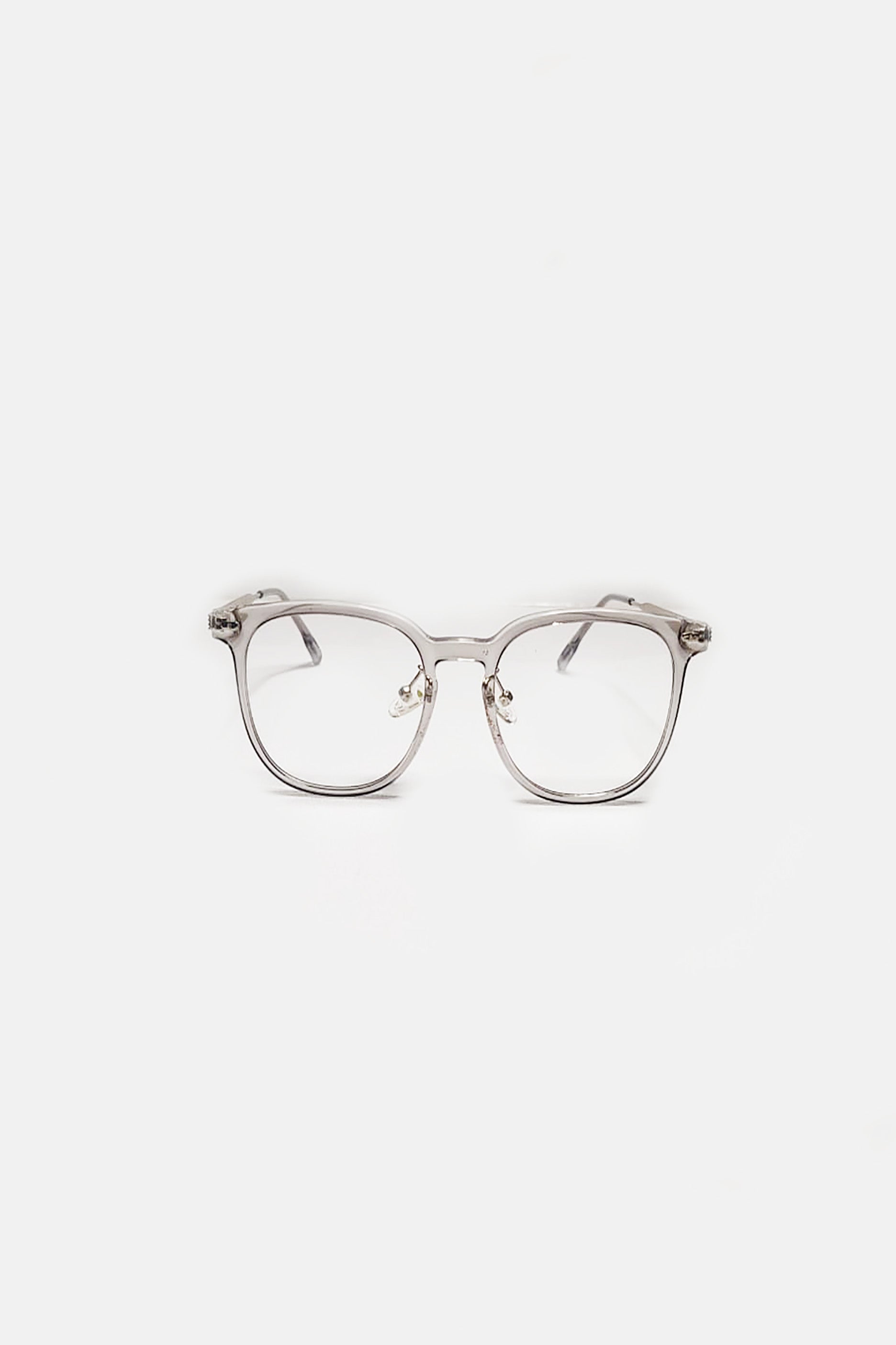 Silver Frame Sunglasses with Clear Tinted