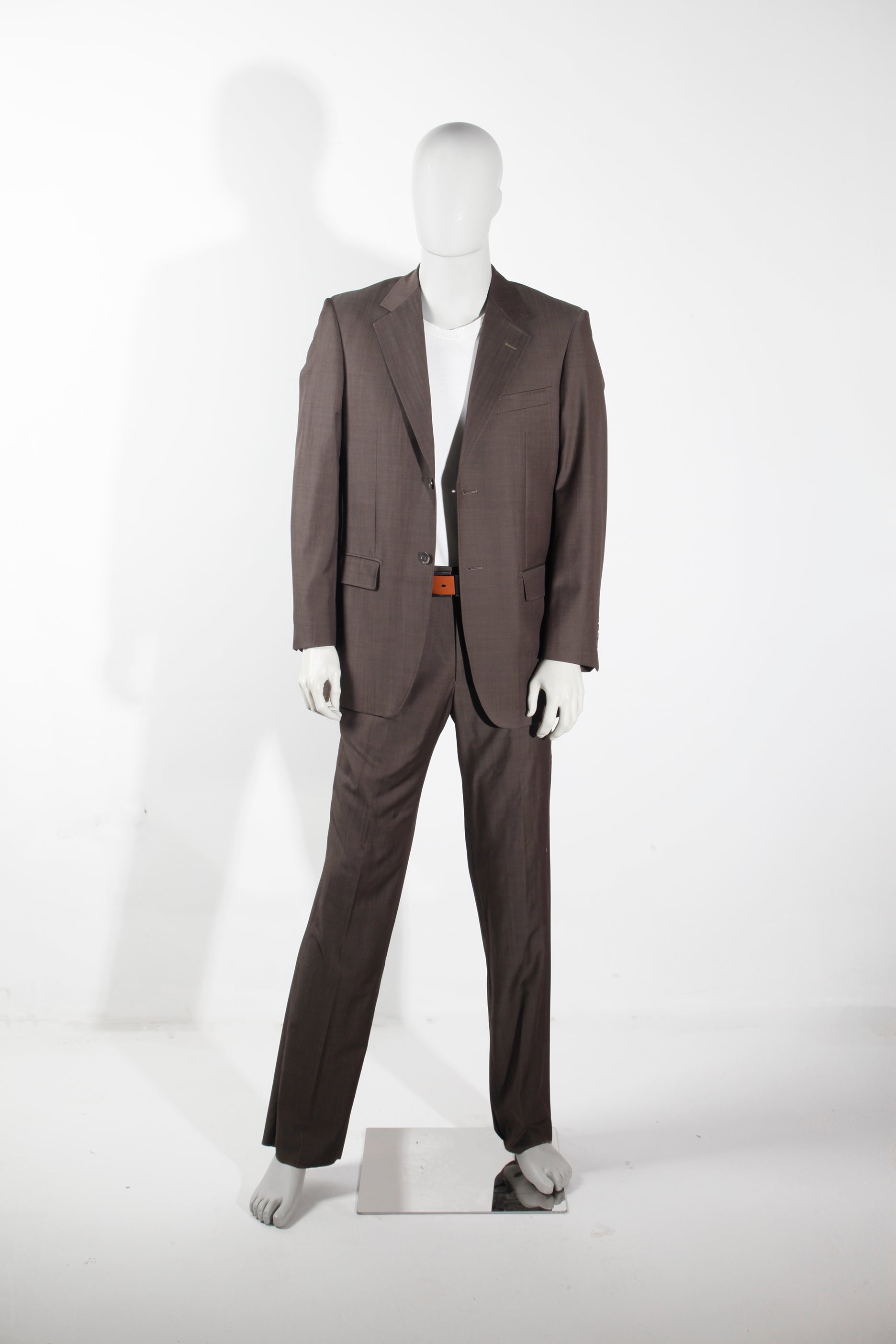 Mens Brown Formal Suit