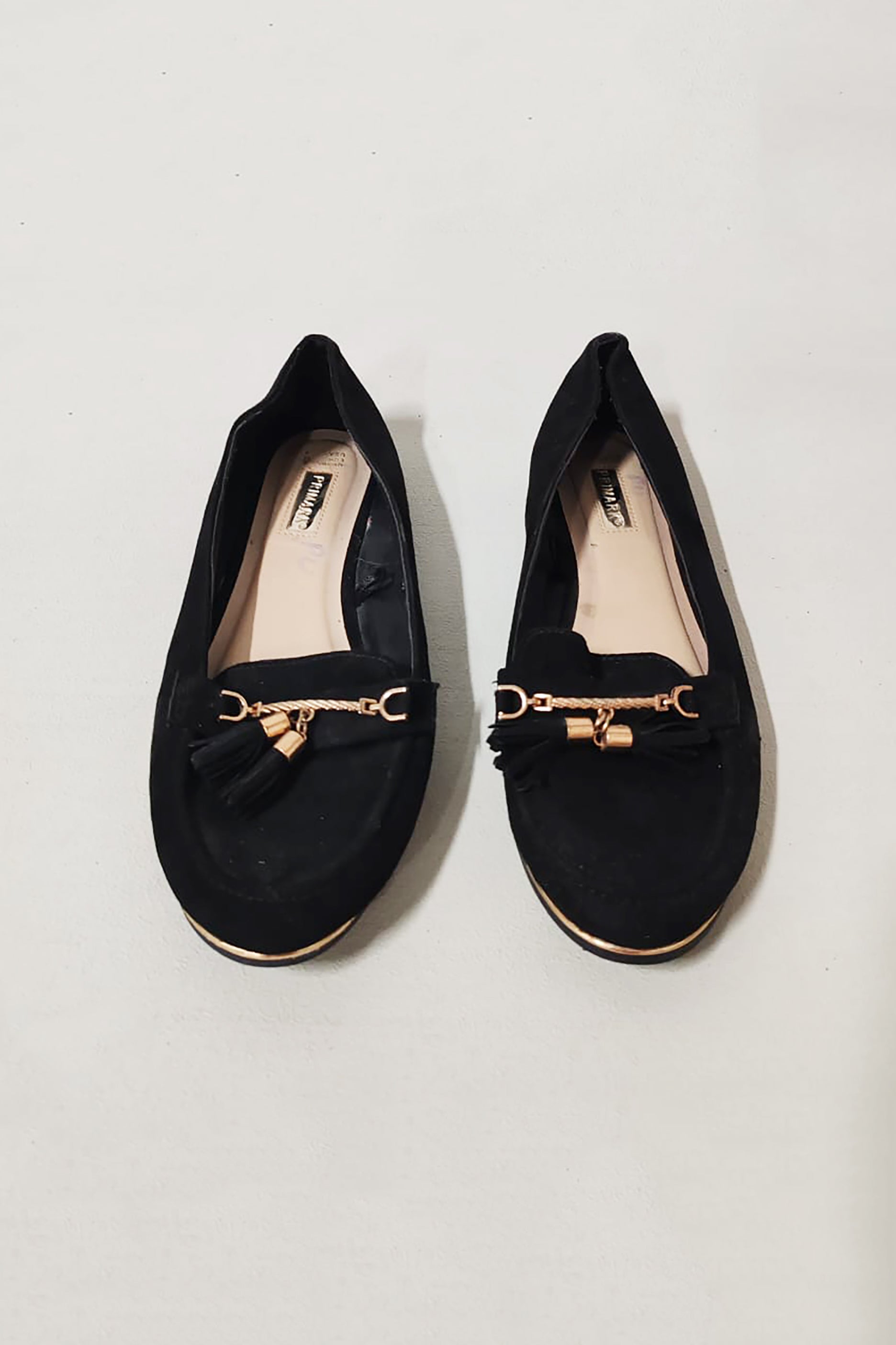 Ladies Tassel Loafers Suede Shoes (Eu39)