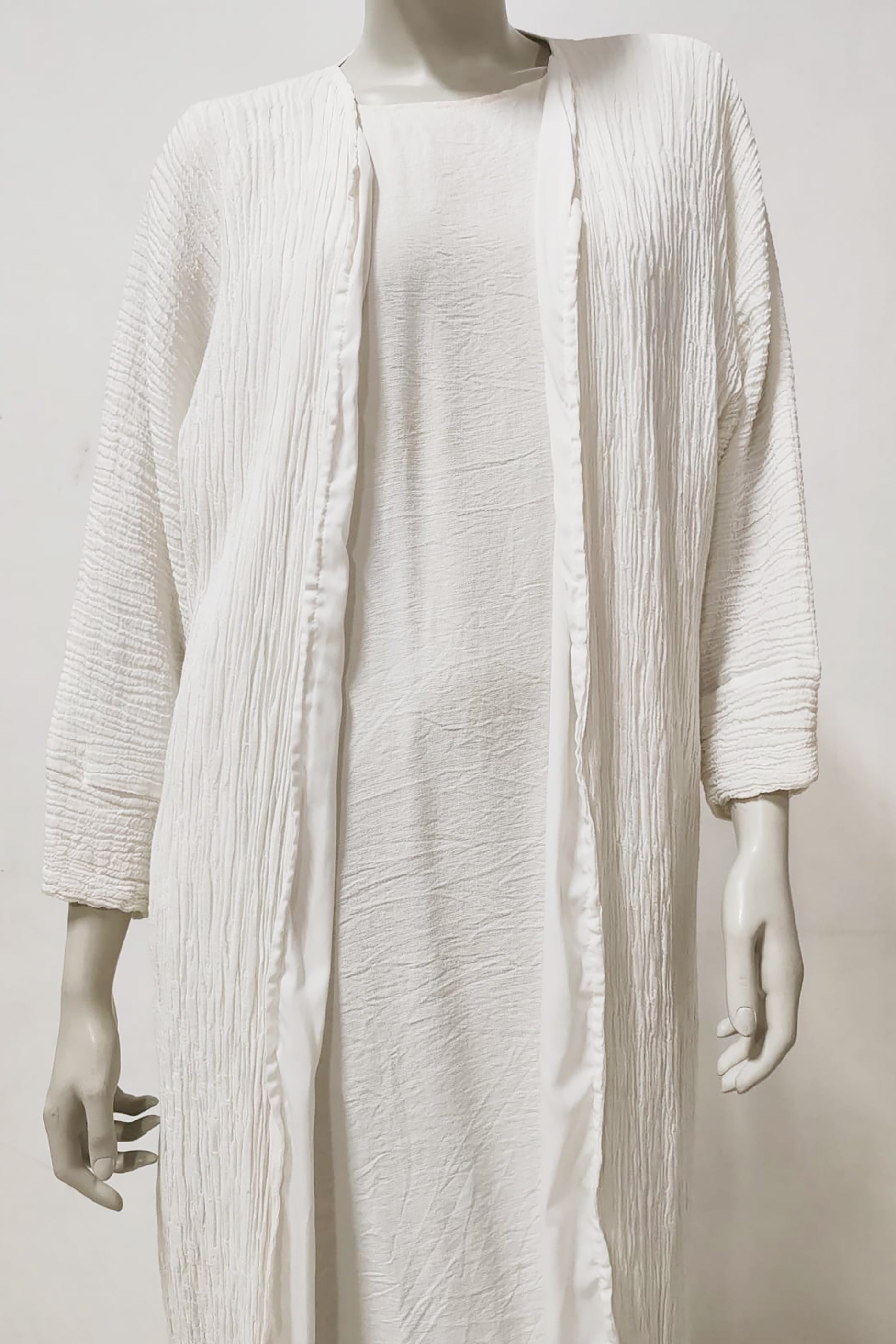 White Long Abaya