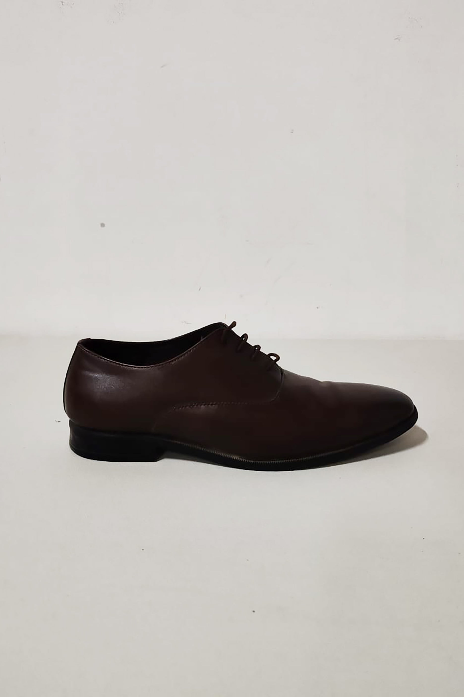 Mens Dark Browm Lace-up Shoes Eu45