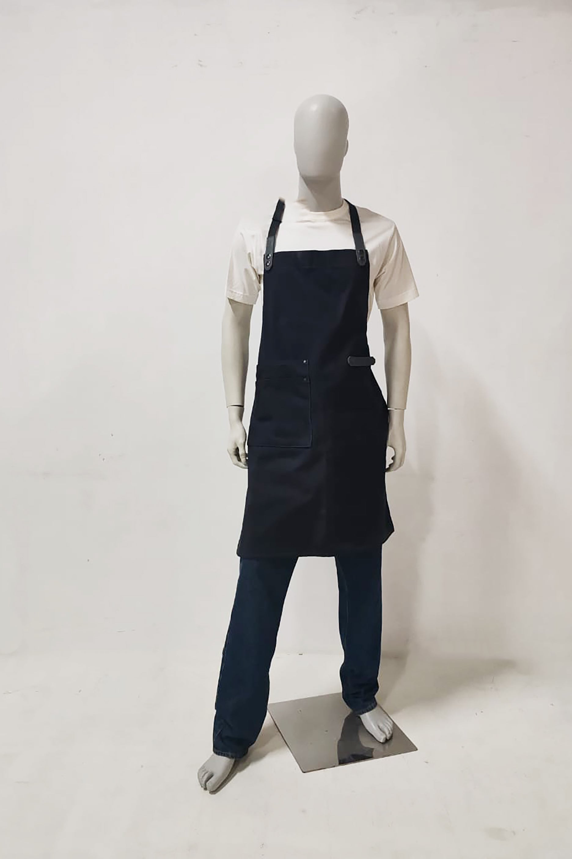 Blue Denim Work Apron