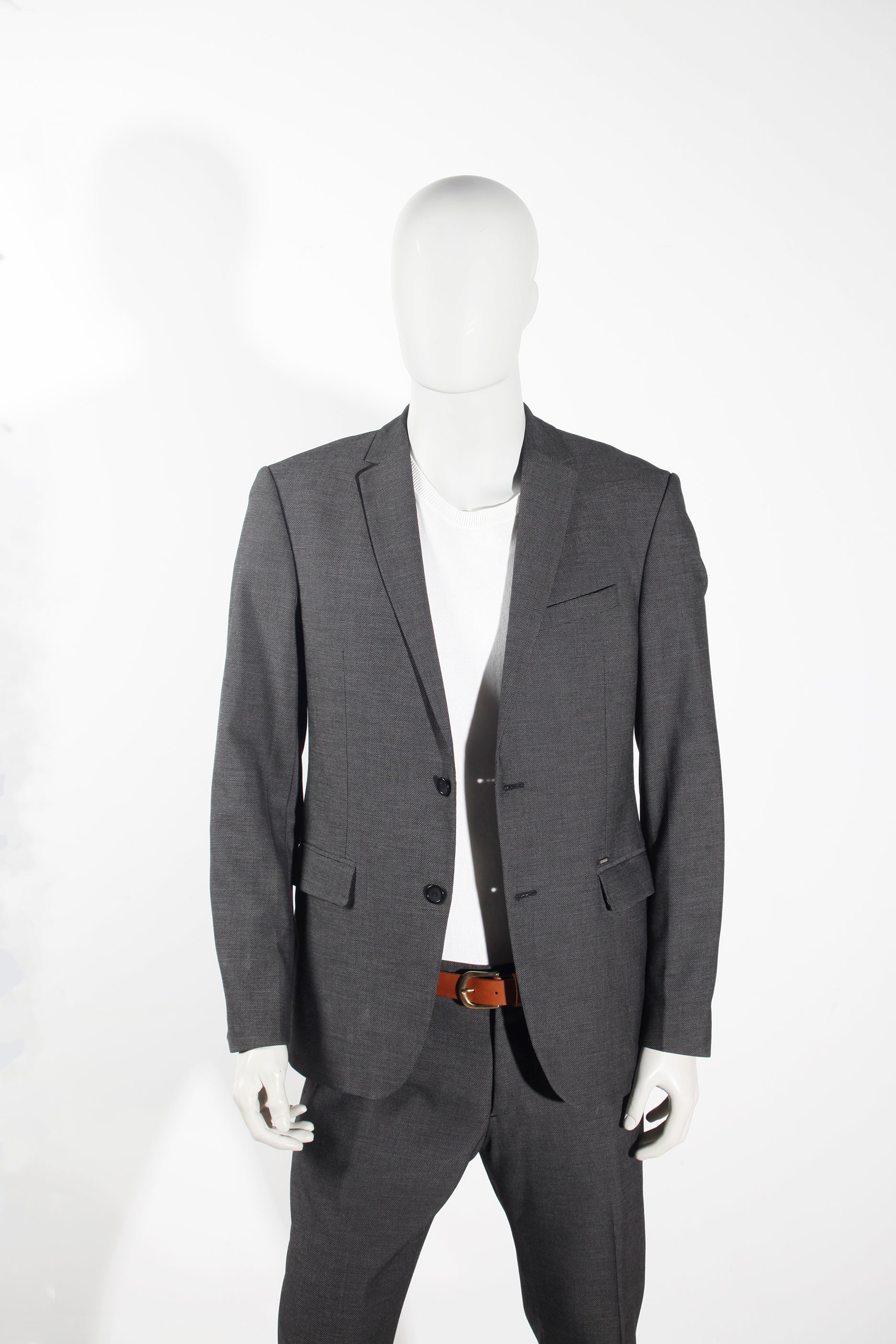 Mens Dark Grey Formal Suit
