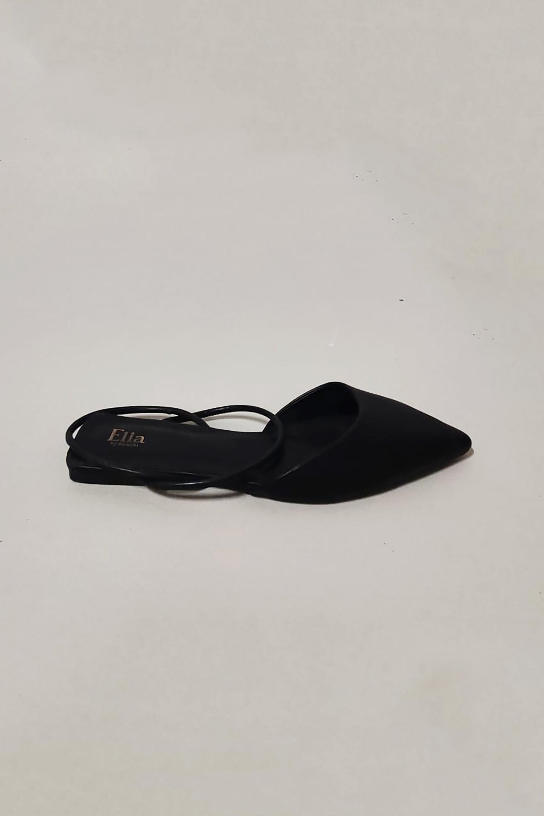 Black Sling Flat Sandals