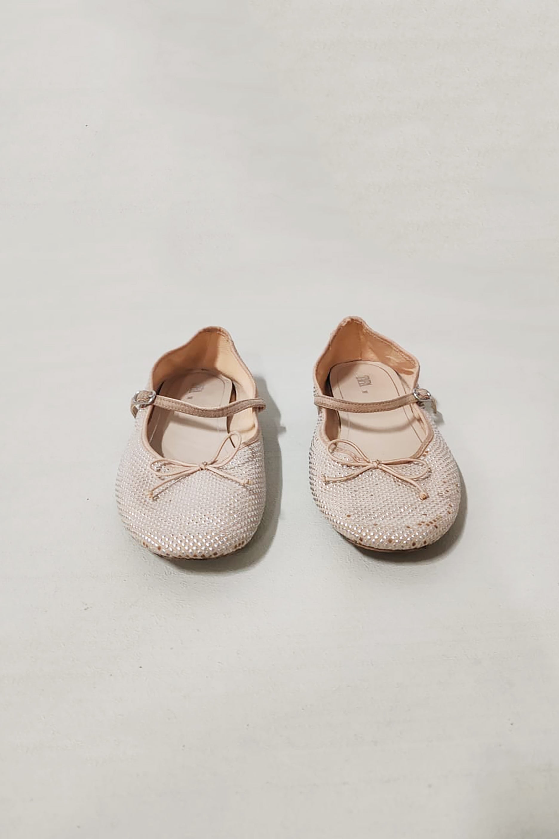 Girls Crystal Ballerina Shoes