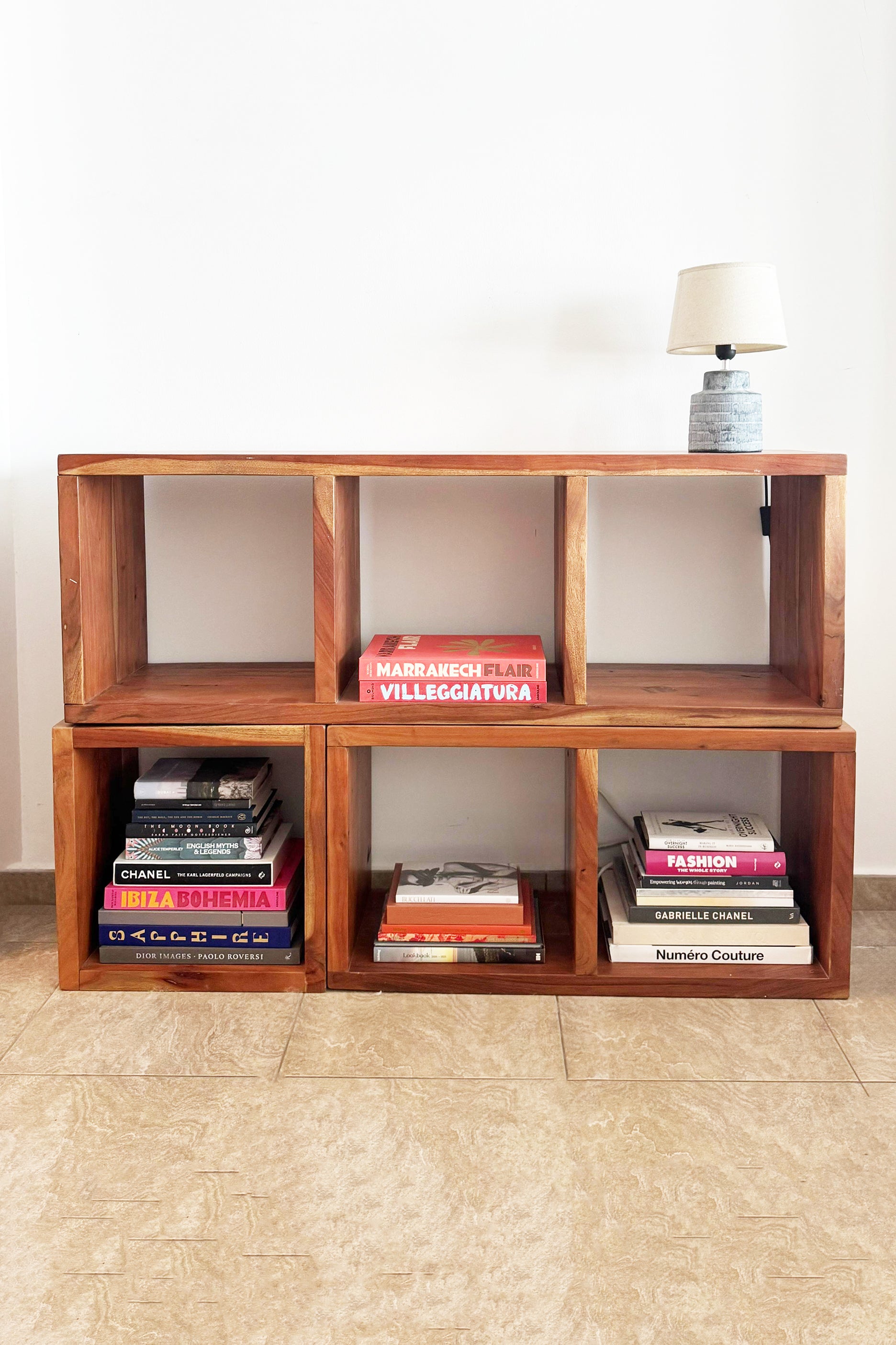 Multiway Solid Wooden Bookshelf Cubes