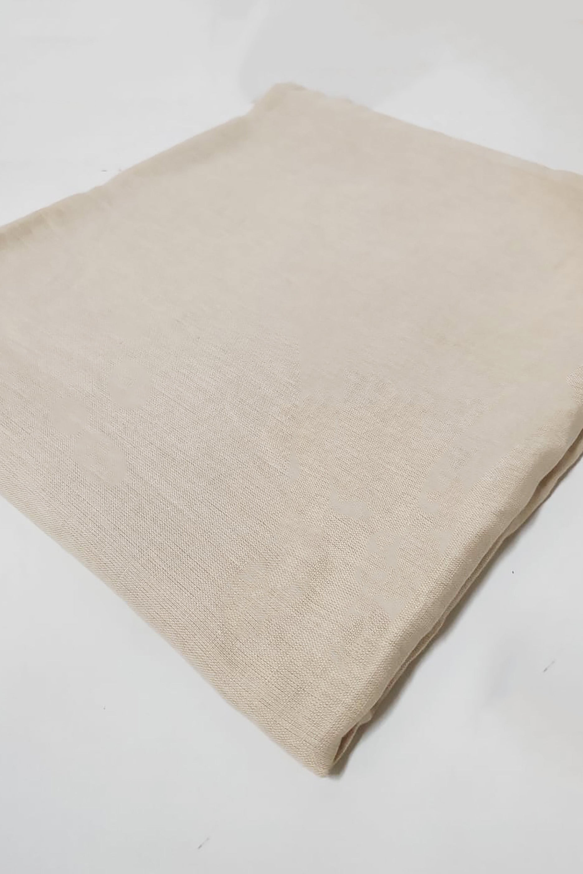 Beige Linen Multi-Use Throw  (tablecloth)