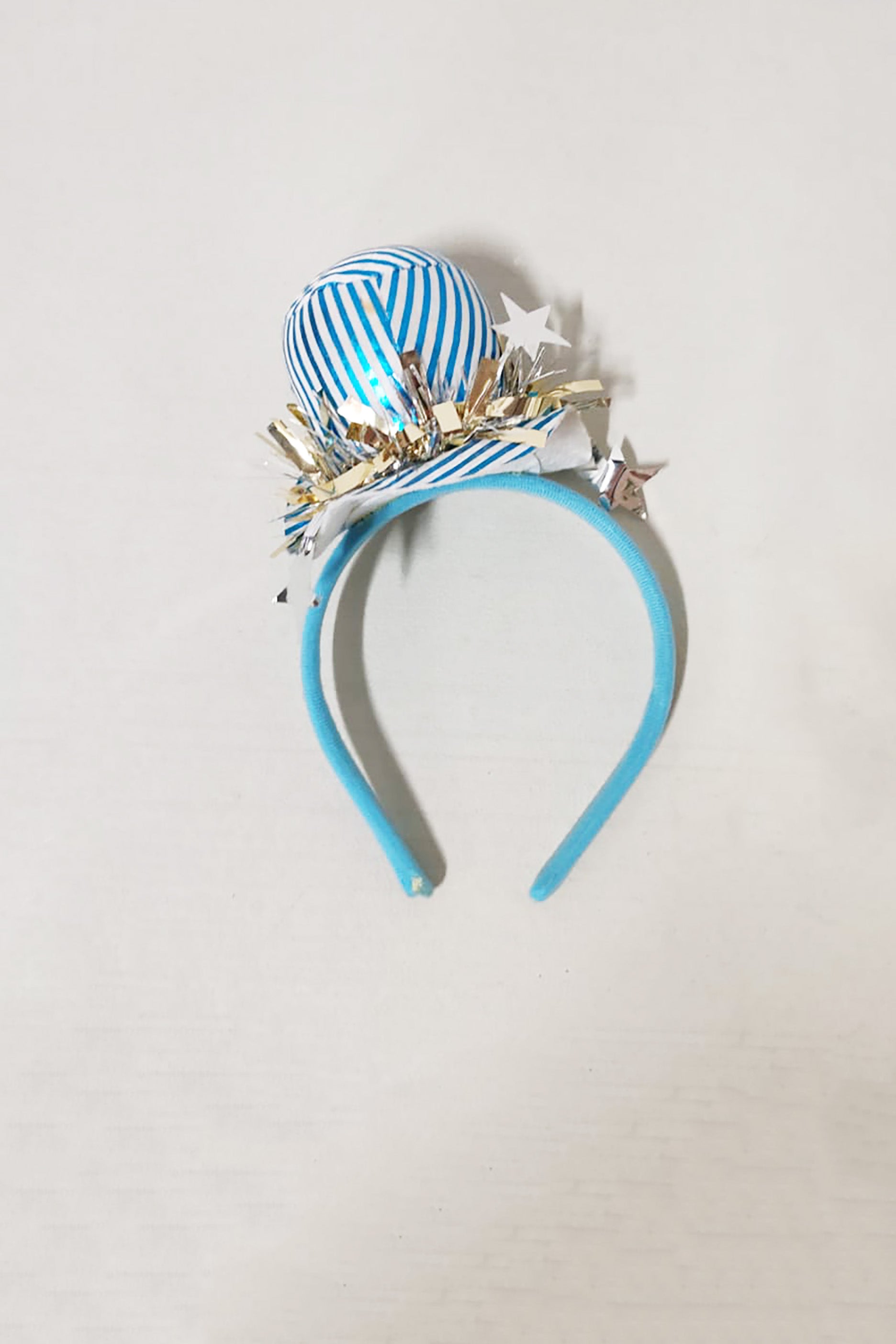 Blue Hat Design Headband