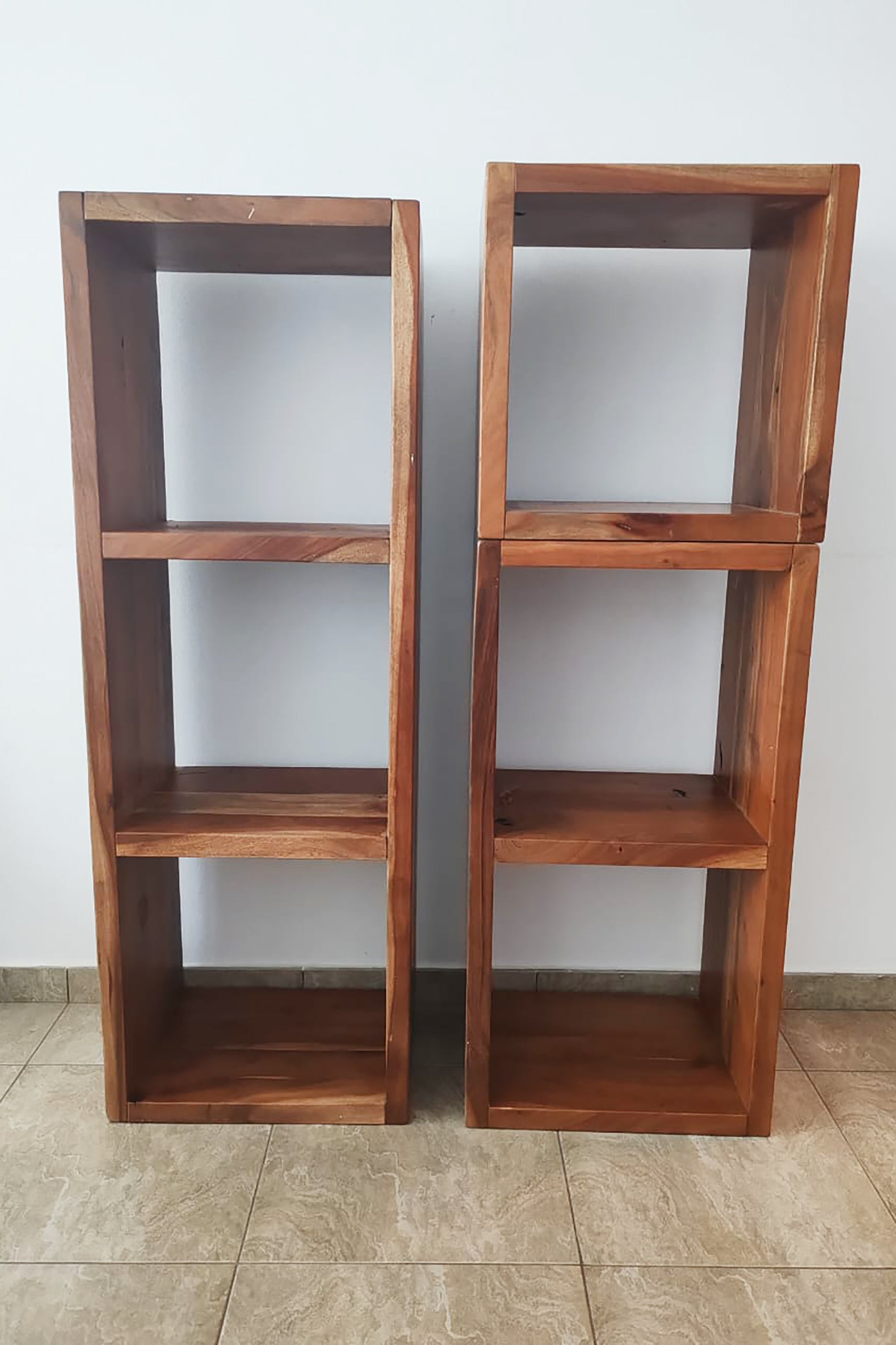 Multiway Solid Wooden Bookshelf Cubes