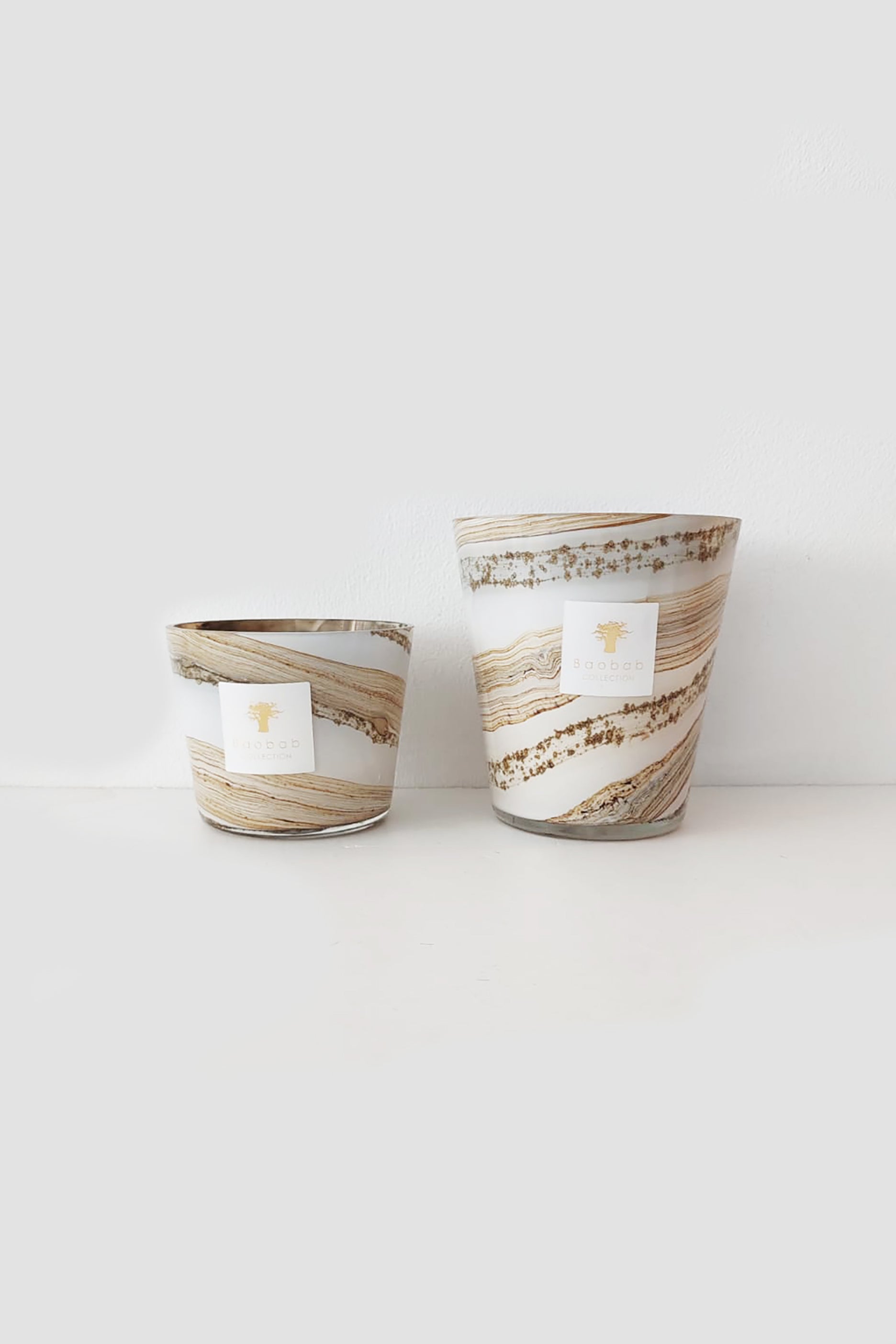 Large Baobab candles (set of 2)