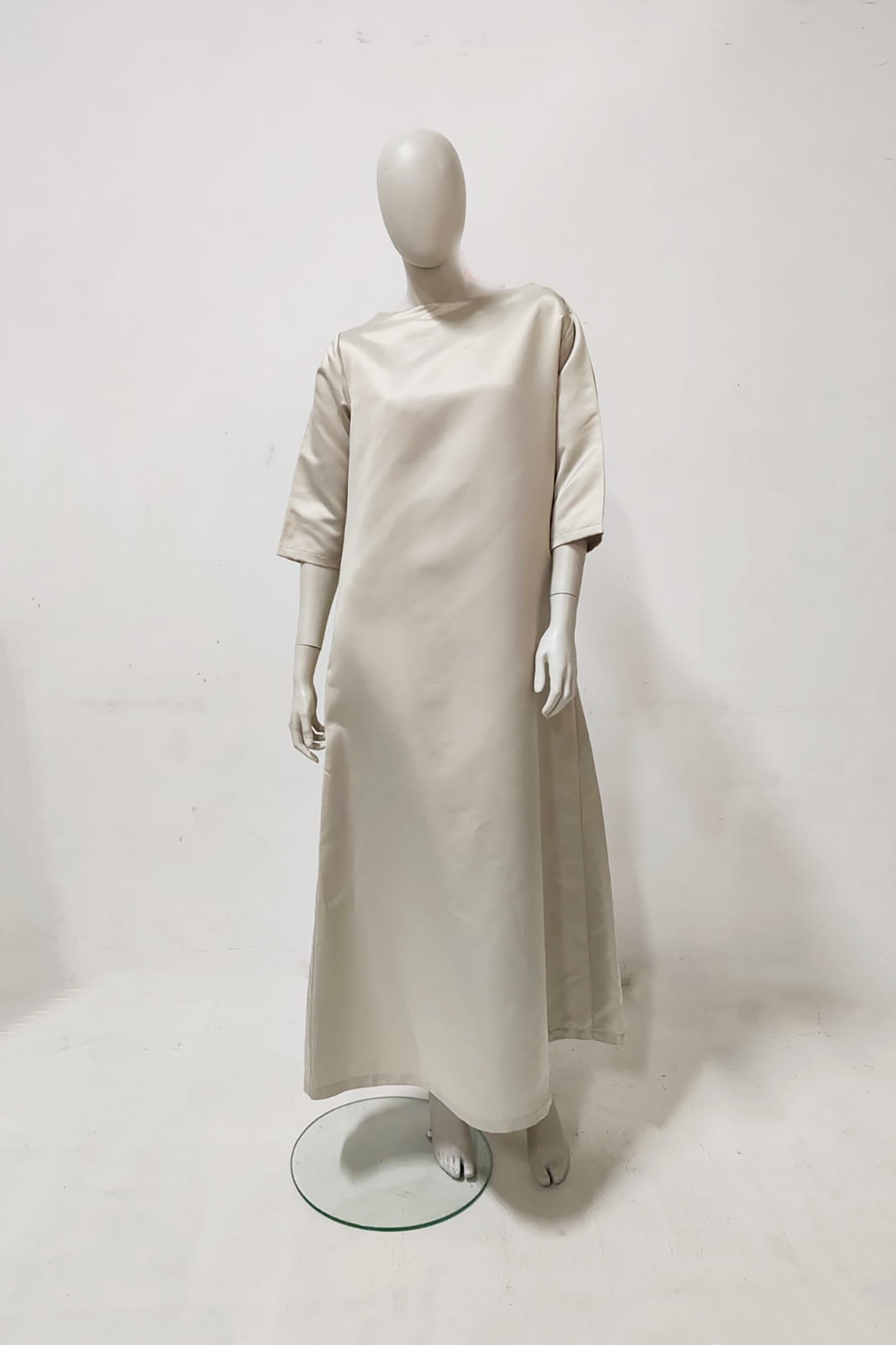 Beige Embellished Abaya