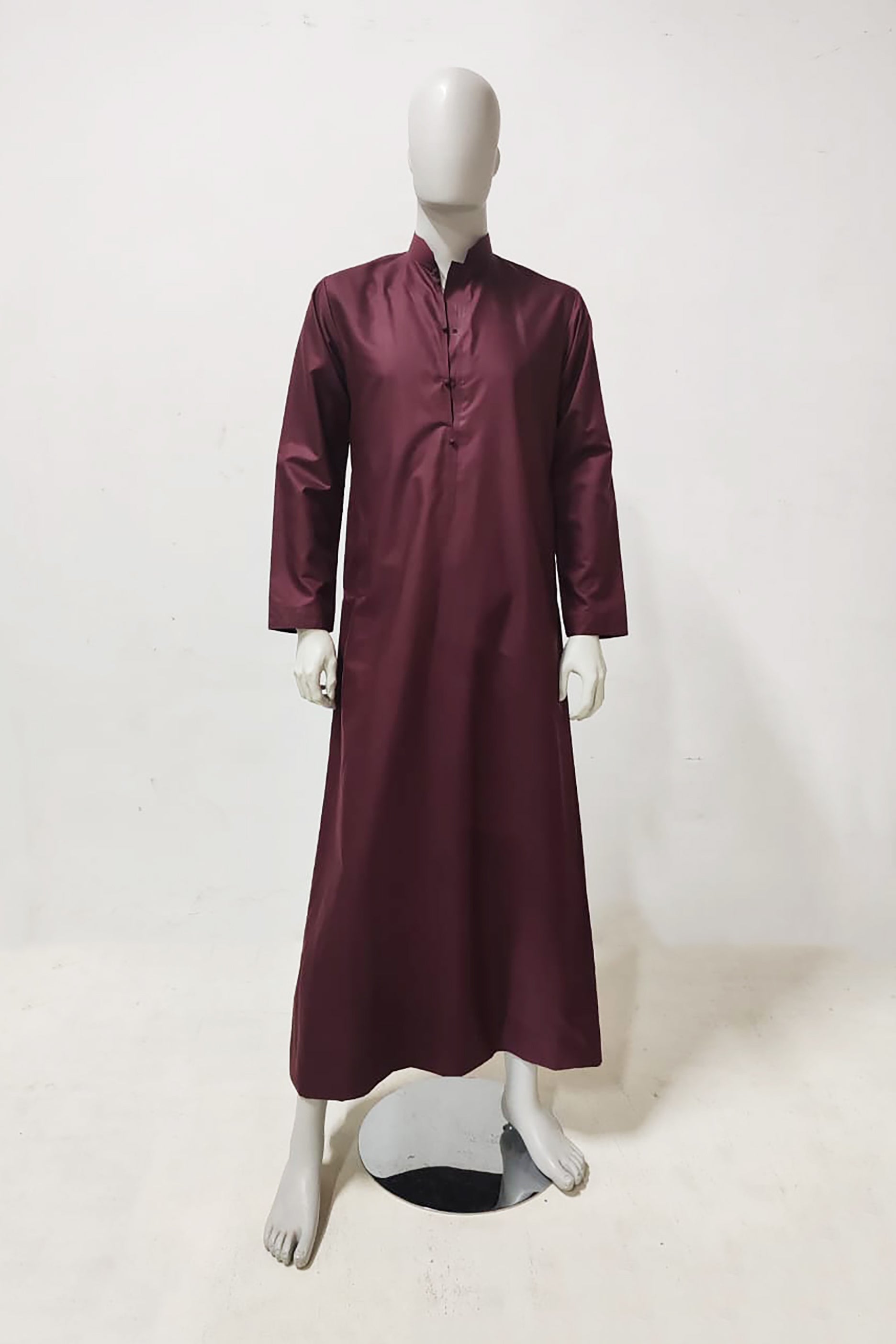 Mens Arabic Thobe (Maroon)