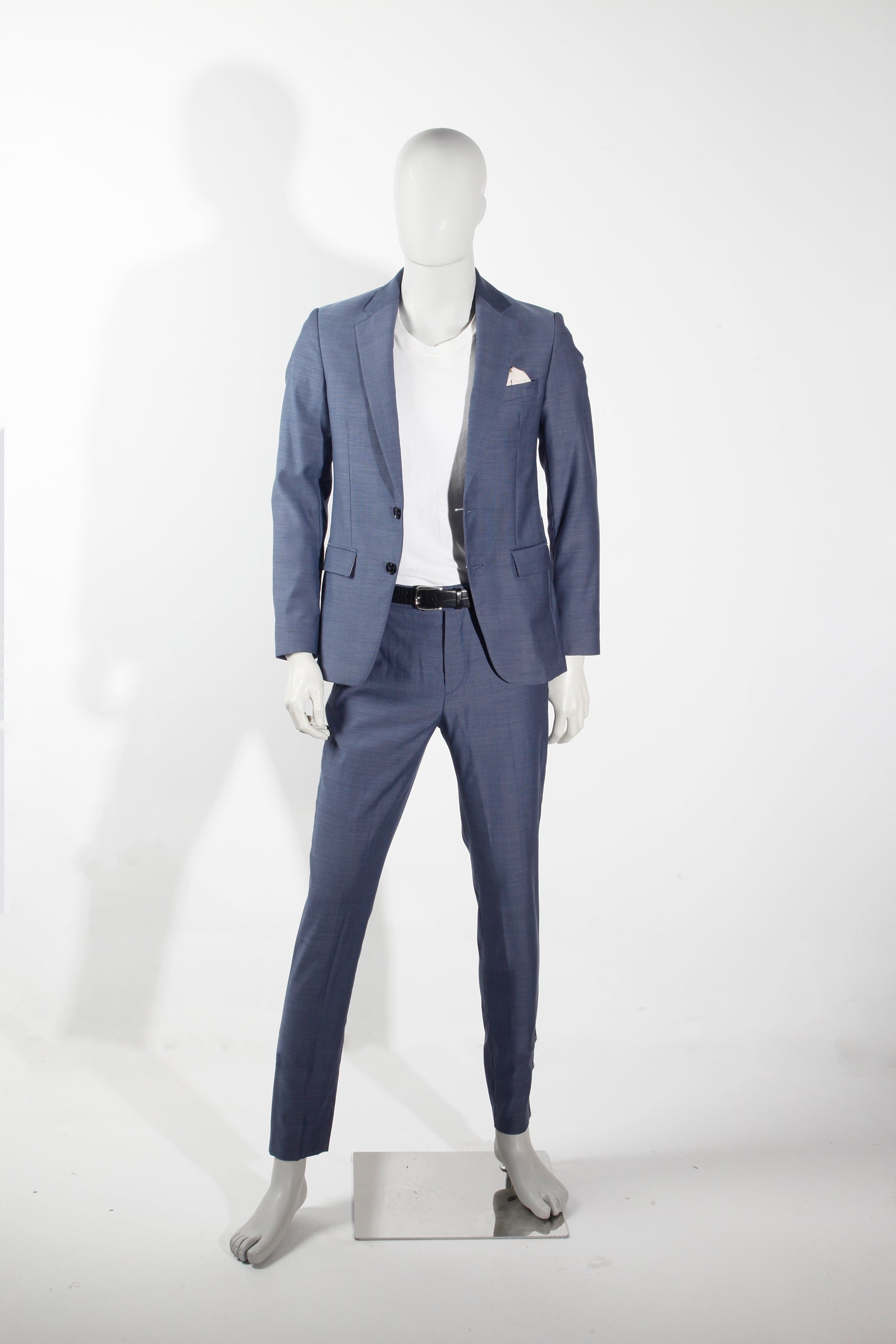 Mens Blue Formal Suit