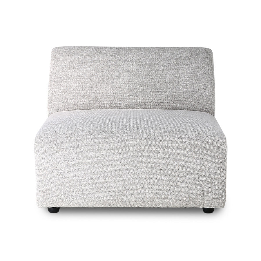 Sectional modern sofa in light grey