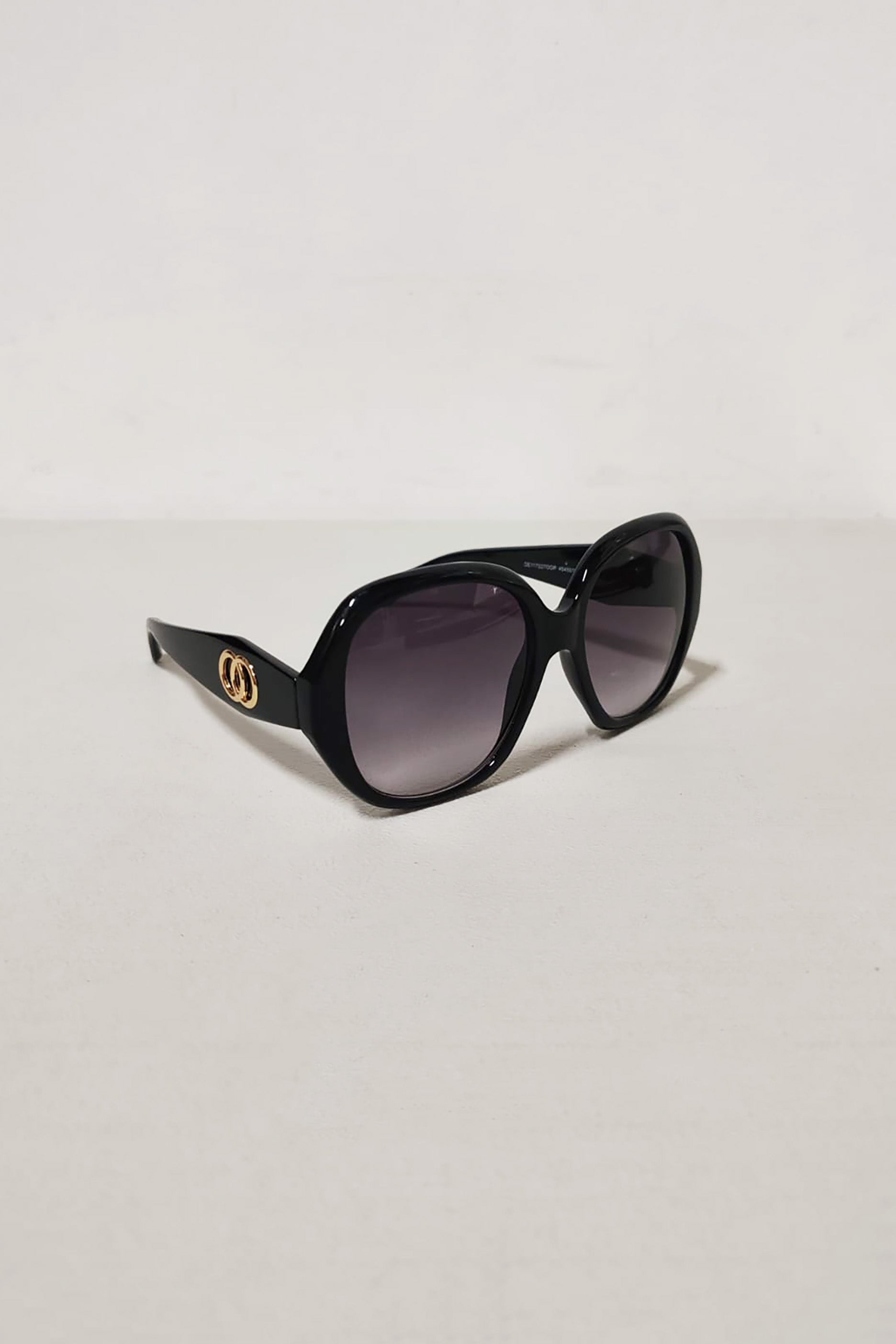 Oversized Black Sunglasses