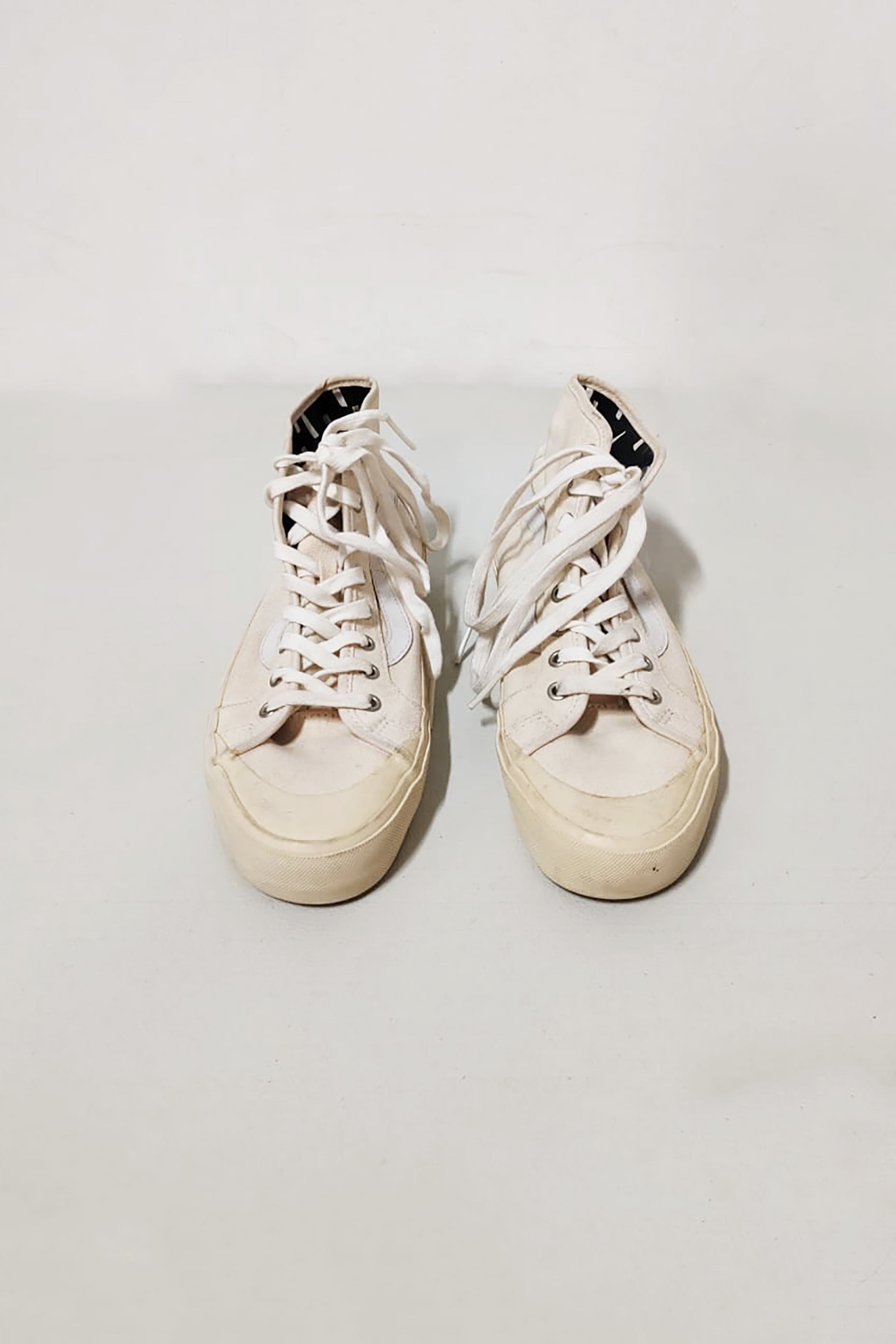 Beige High Top Sneakers