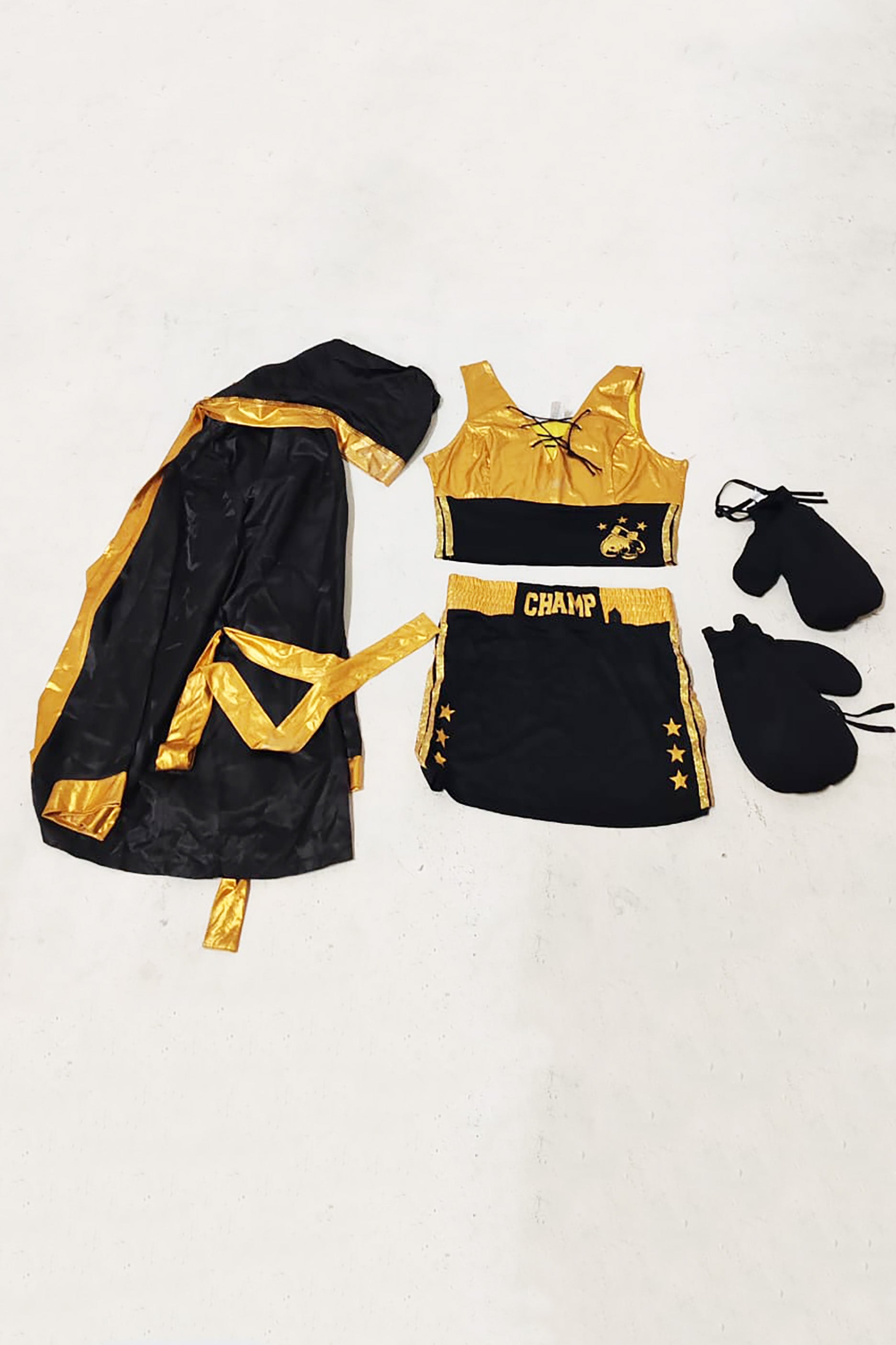 Teens or Small Adult Boxing Champion Costume