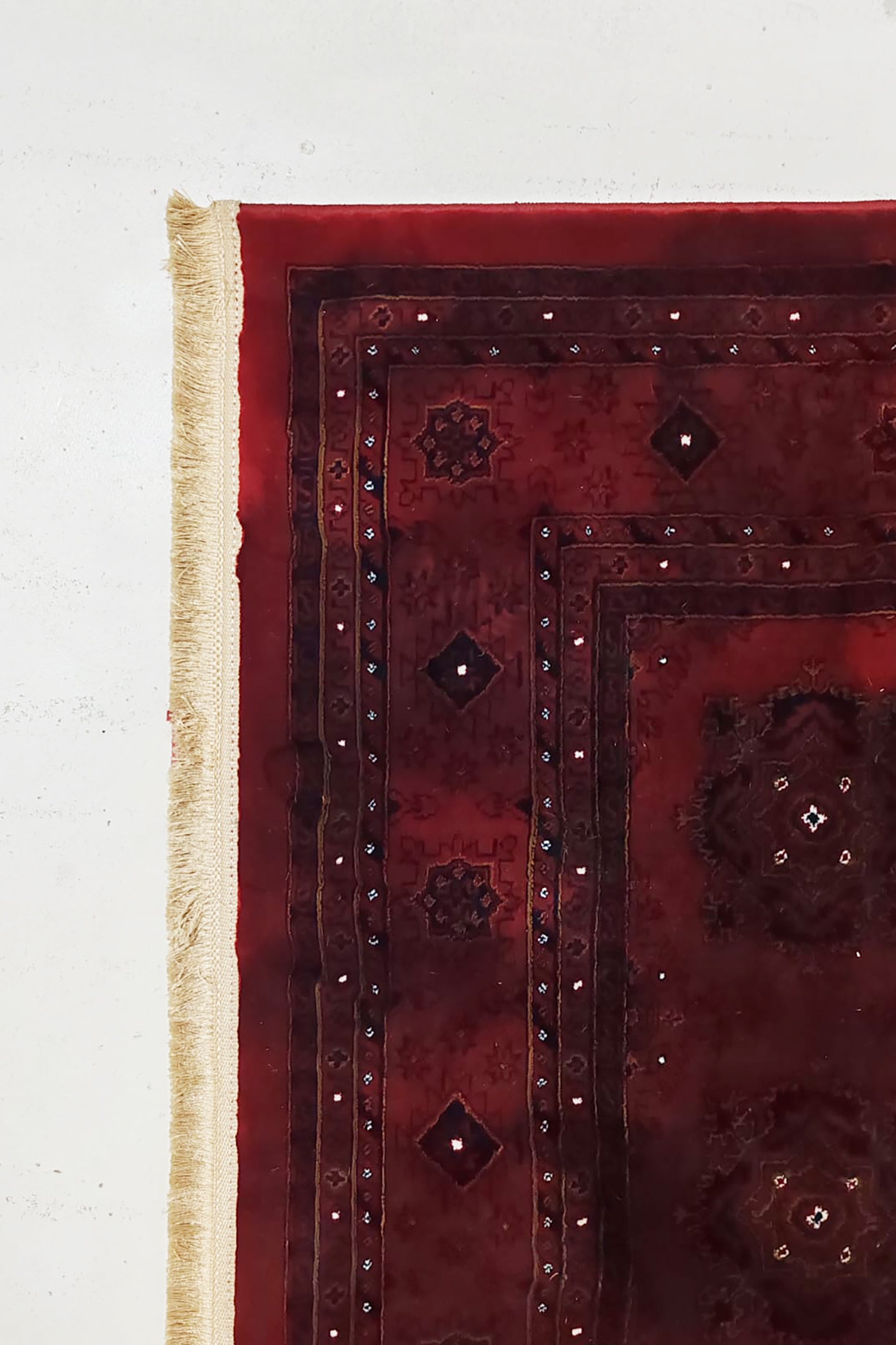 Red Turkish Style Rug Turkish Rug Rental Dark Red 200x290cm Dubai - Classic Traditional Rug ...