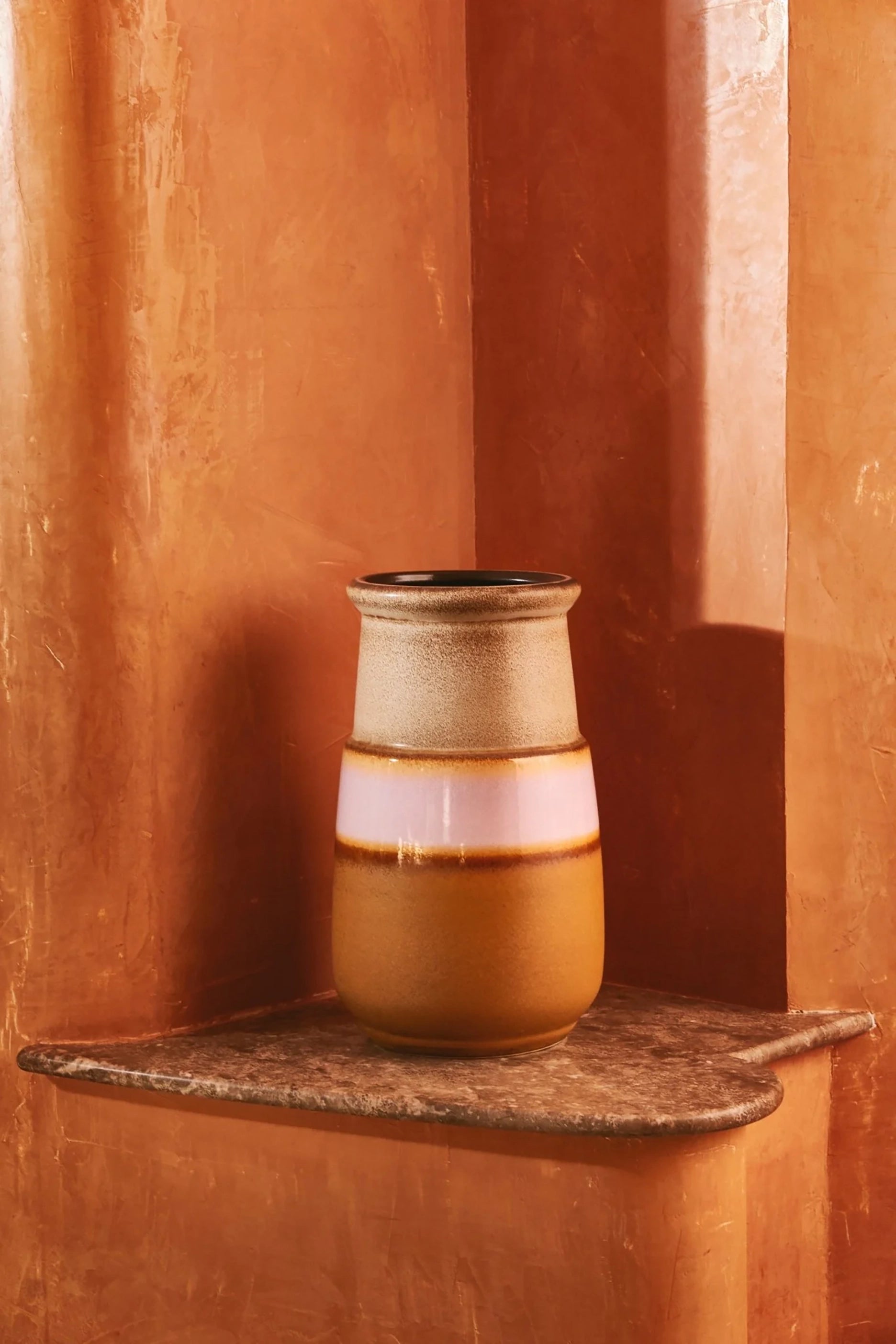 Grand Floor Vase - Caramel