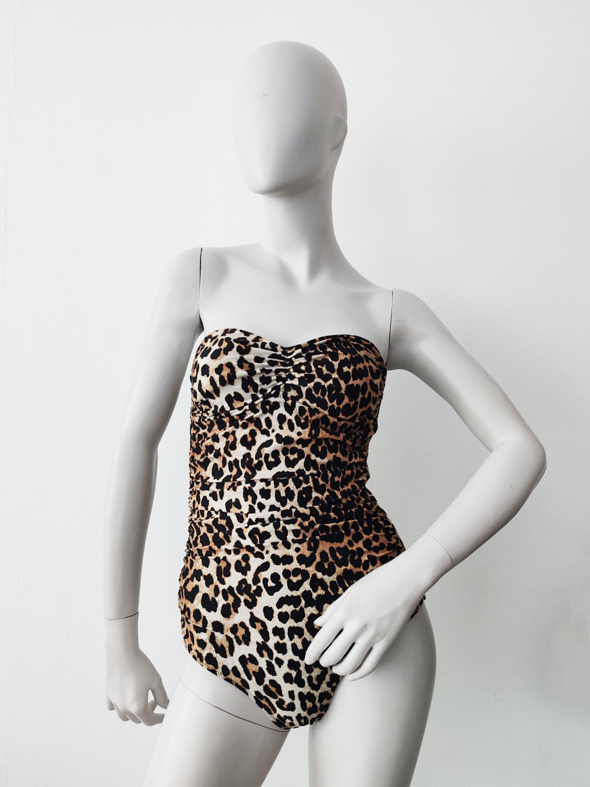 Ganni Leopard Print Swimsuit
