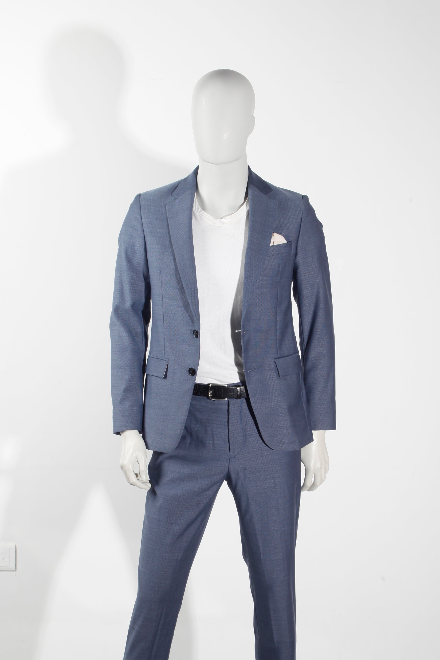Mens Blue Formal Suit