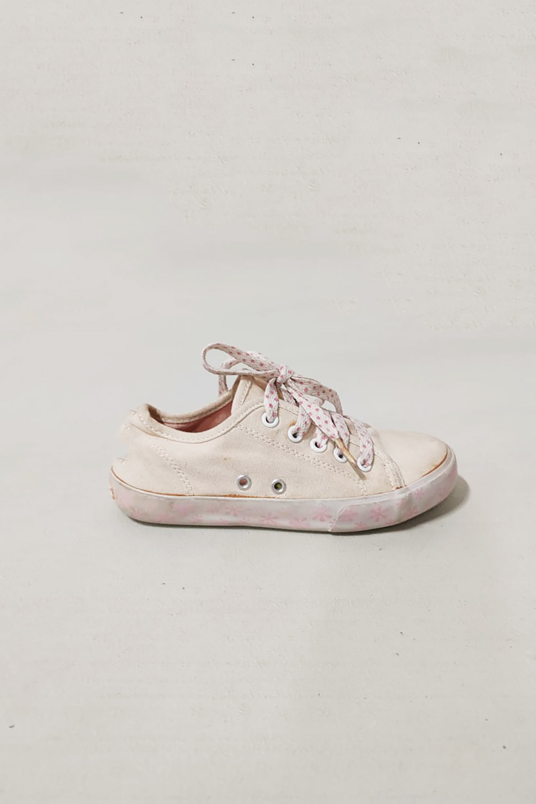 Girls Beige Sneakers