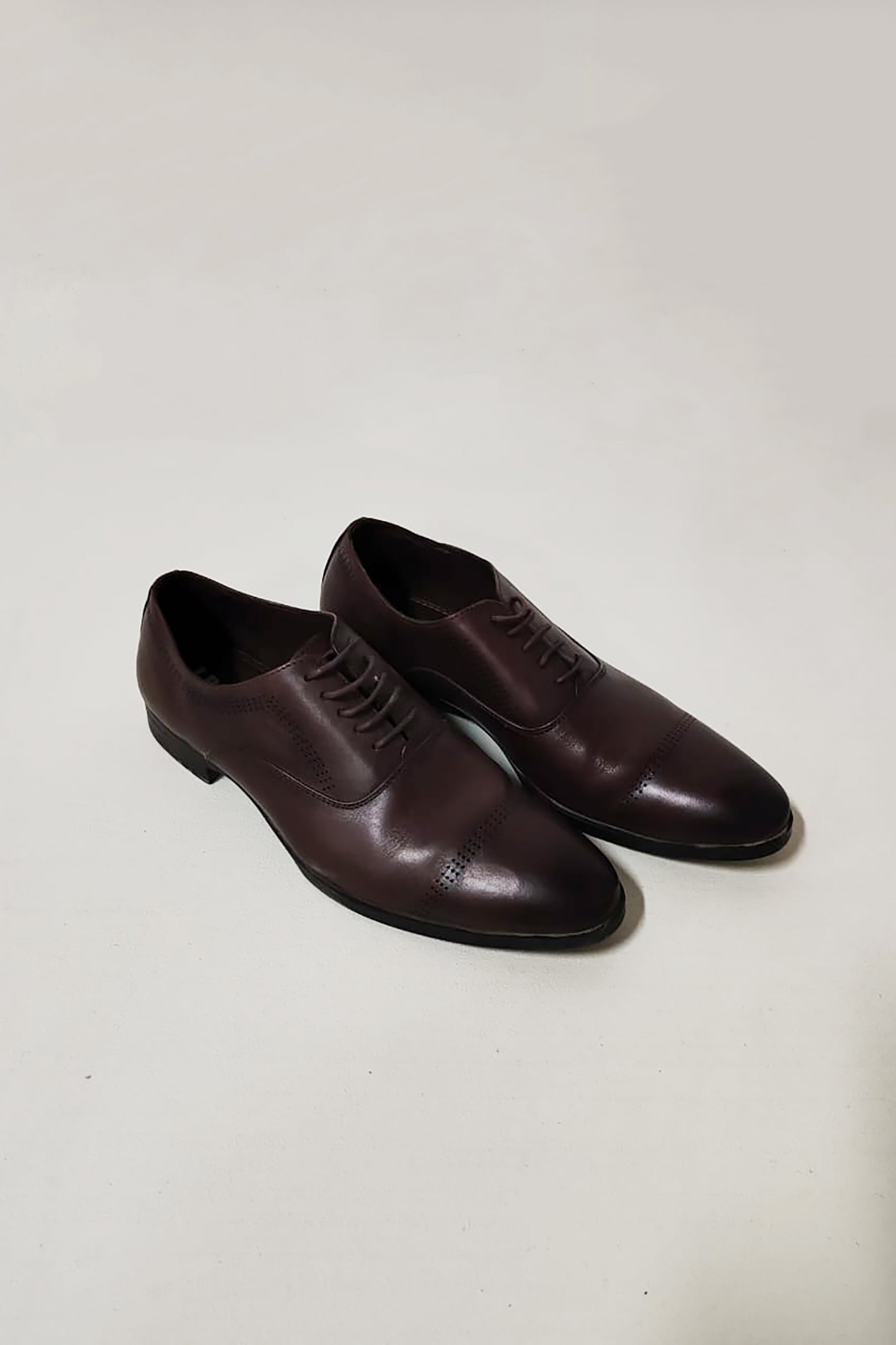 Dark Brown Fashion Leather Shoes for Men