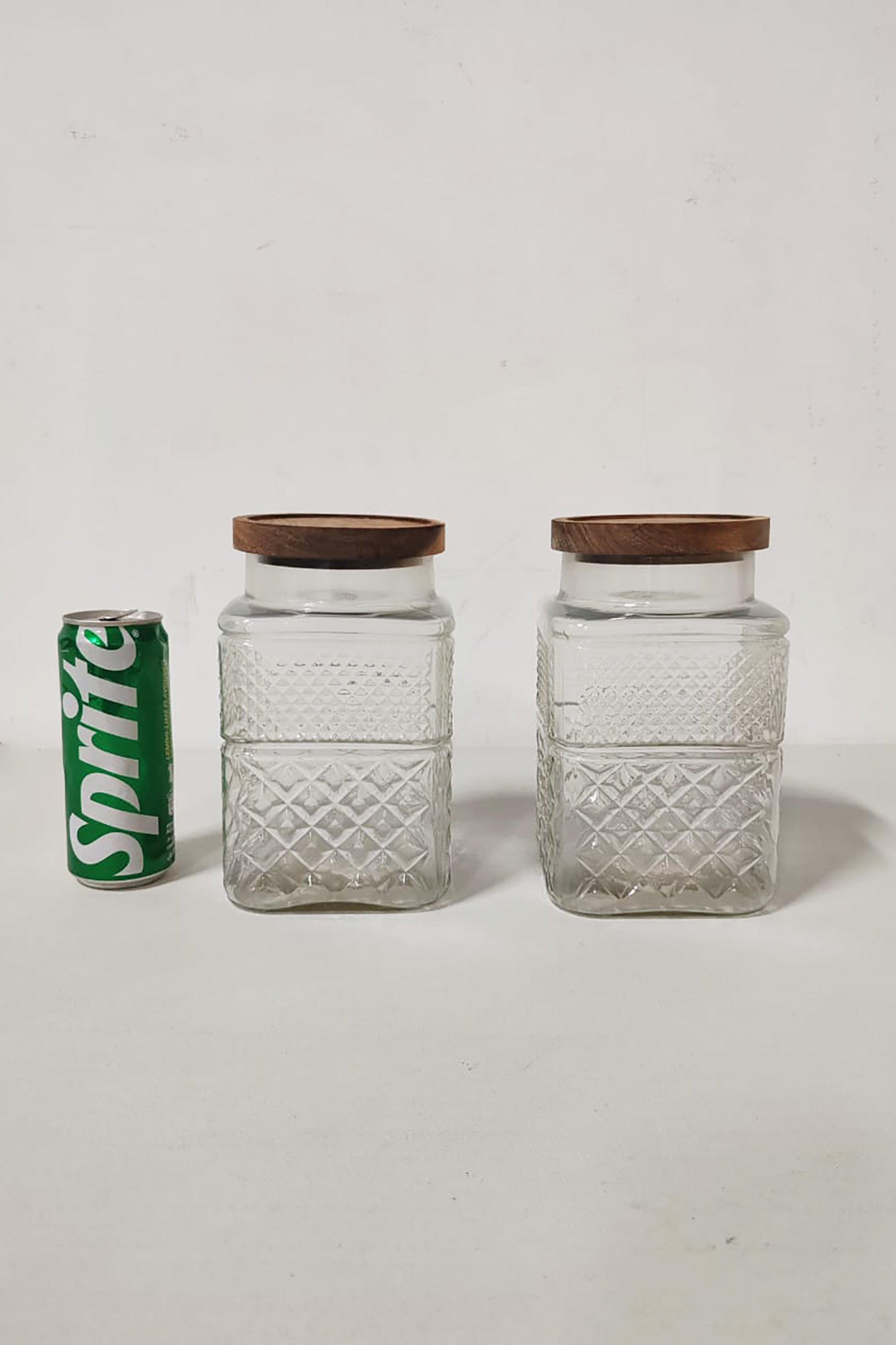 Glass Jar with Lid set as 2